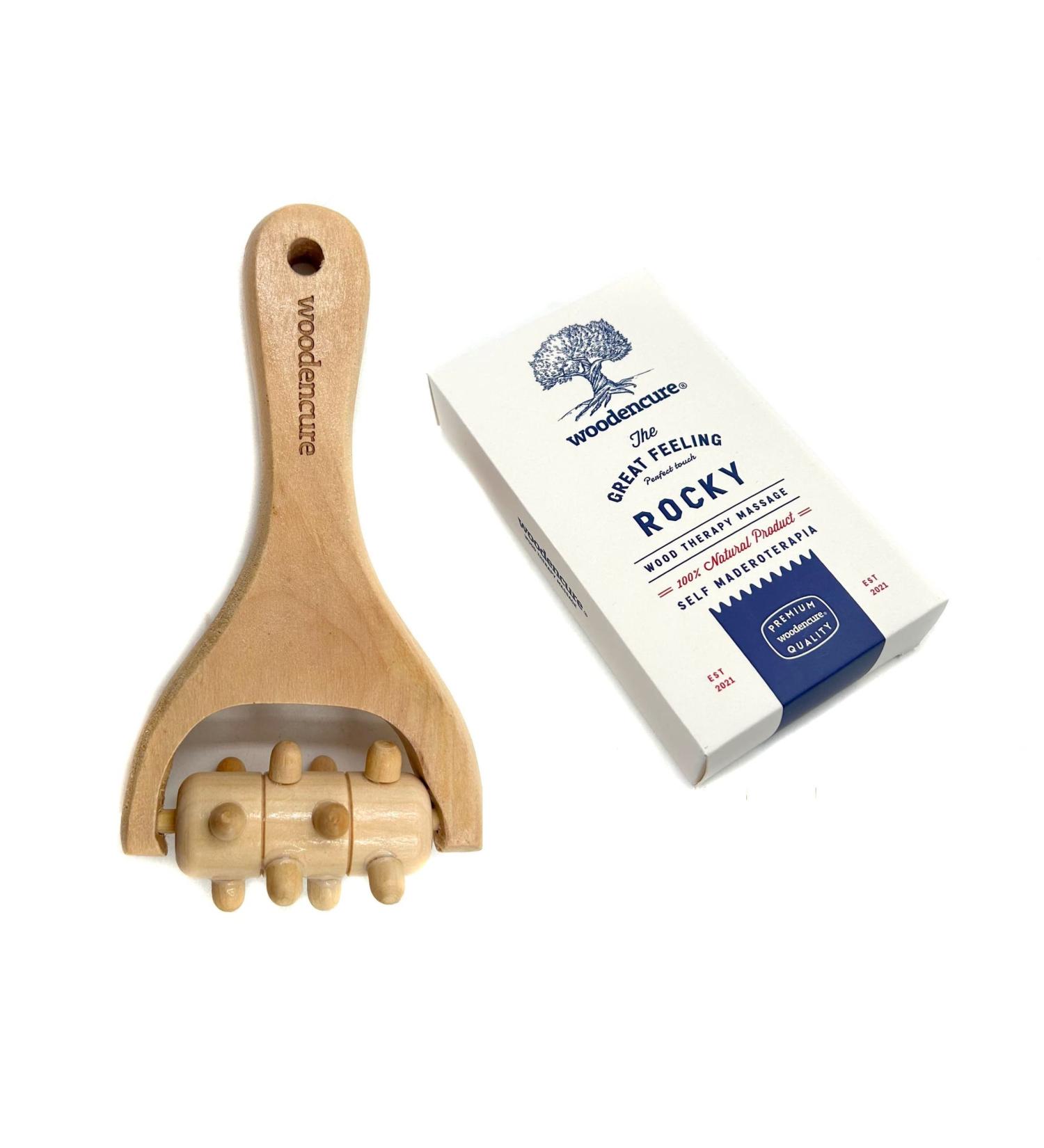 Woodure DIY Maderotherapy Full Body Massage Tool - Wooden Scooter for Waist Thighs Legs & Hands - Buy Online on GoSupps.com