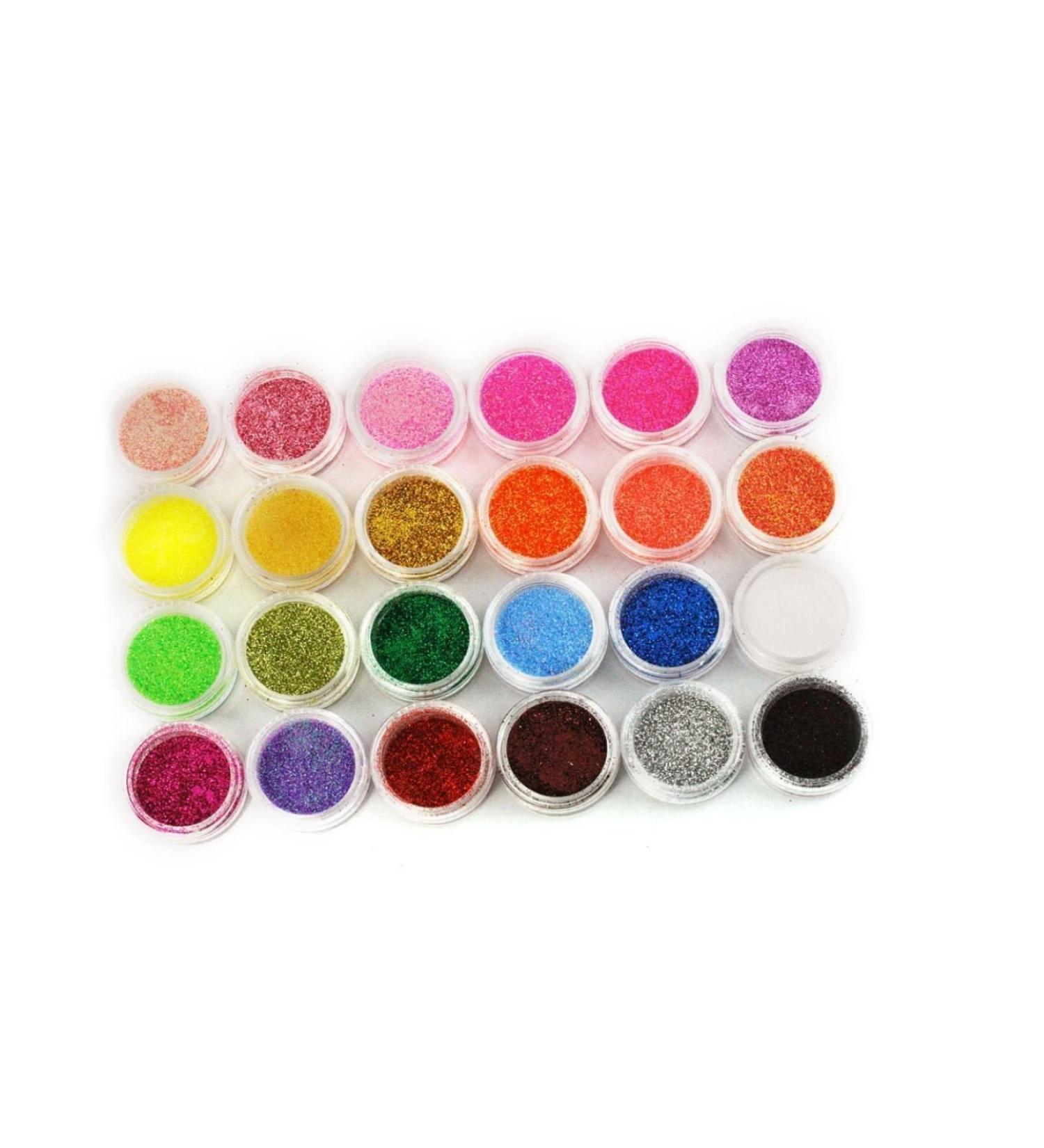 Xi Chen Glitter Dust - 24 Colors for Makeup & Nail Art | International Shipping Available - Buy Online on GoSupps.com