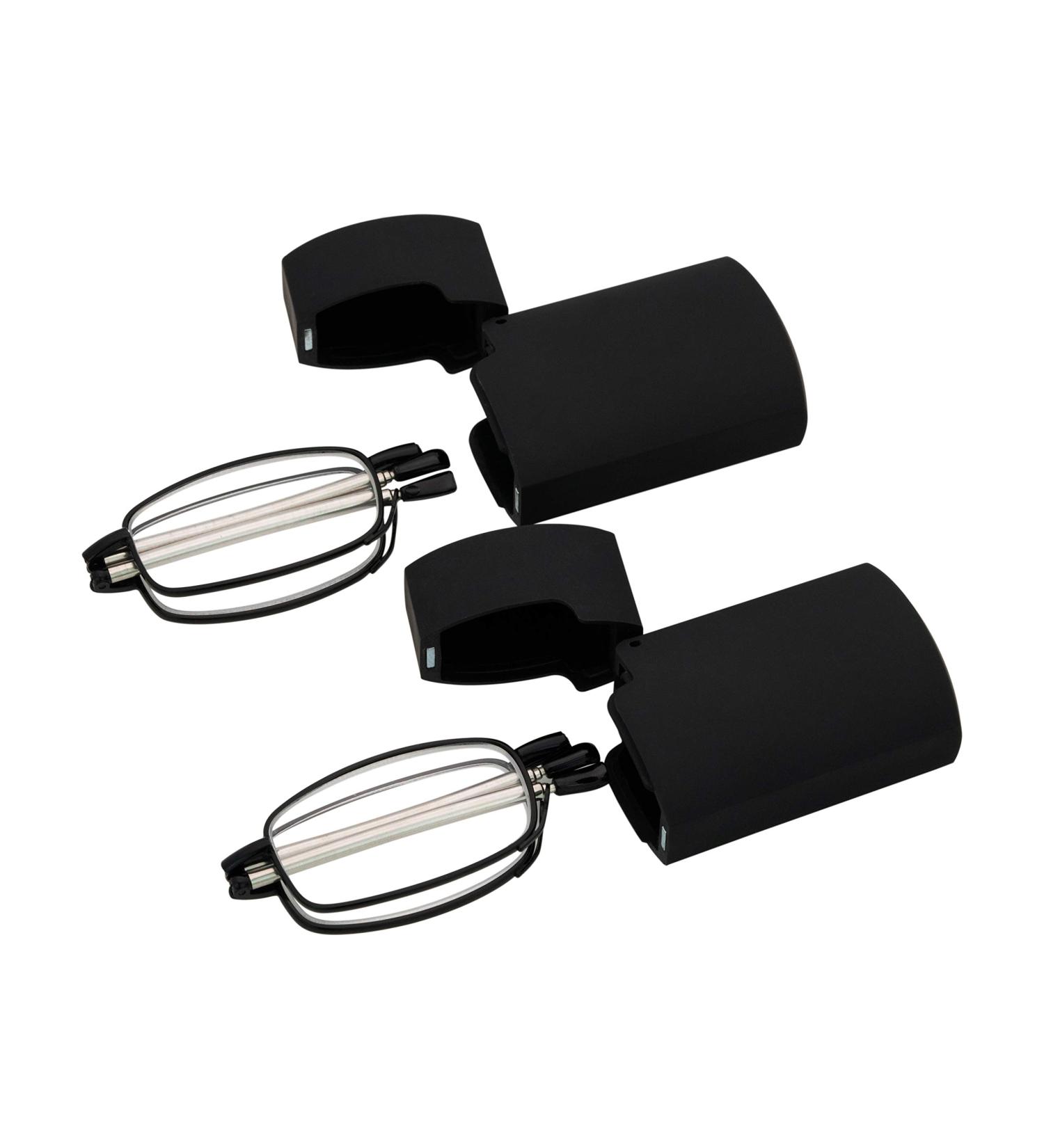 Kyiduo Foldable Reading Glasses for Men & Women - Blue Light Protection 2 Pairs Hard Shell Case 1.5x Magnification - Buy Online on GoSupps.com