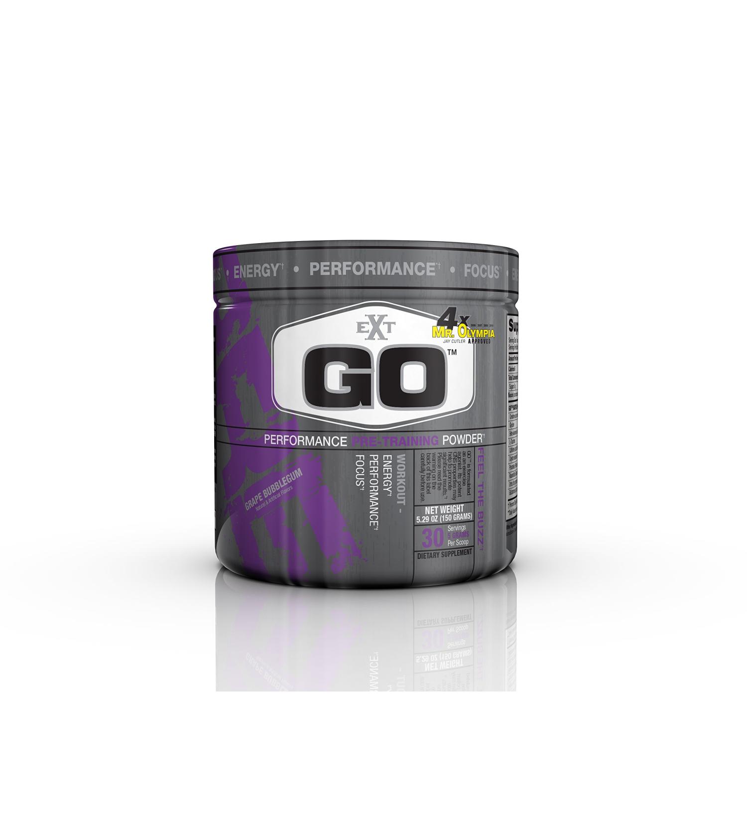EXT Sports Go Diet Supplement Grape Bubblegum 0.33 Pound