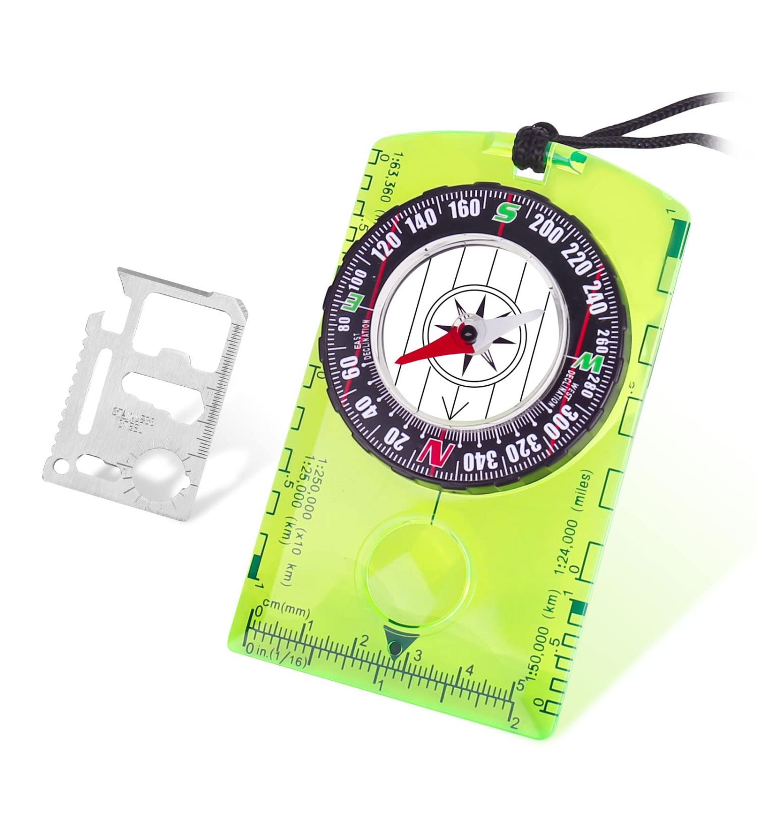 Waterproof Survival Compass for Kids - Perfect for Camping Hiking & Outdoor Navigation - Buy Online on GoSupps.com