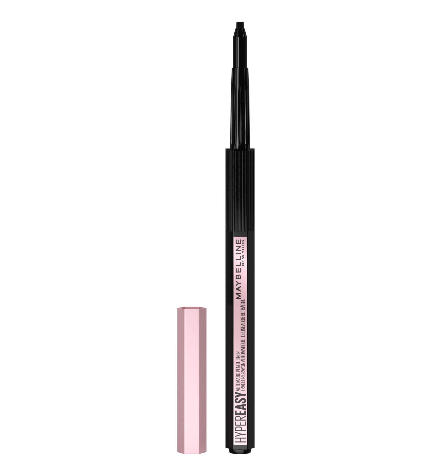 Maybelline New York Eyestudio Hyper Easy No Slip Pencil Black 0.04 Oz Pack of 2 - 001 Black (0.021 Ounce) - Buy Online on GoSupps.com