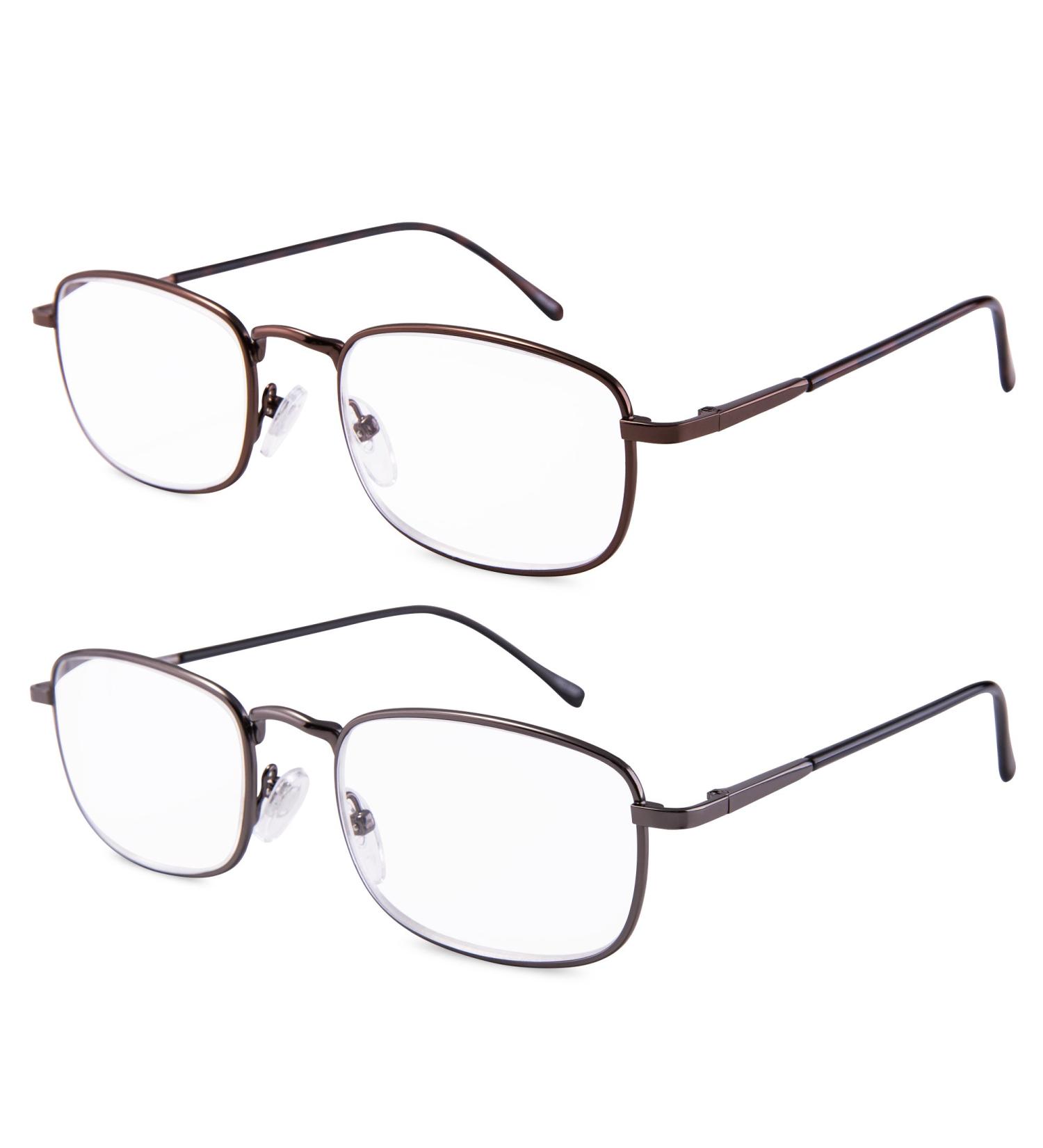 Buy EYEGUARD High Magnification Reading Glasses - Ultra Clear Spring Hinge Readers for Men & Women (+4.50 to +6.00) - 2 Pairs Mix Fast International Shipping - Buy Online on GoSupps.com