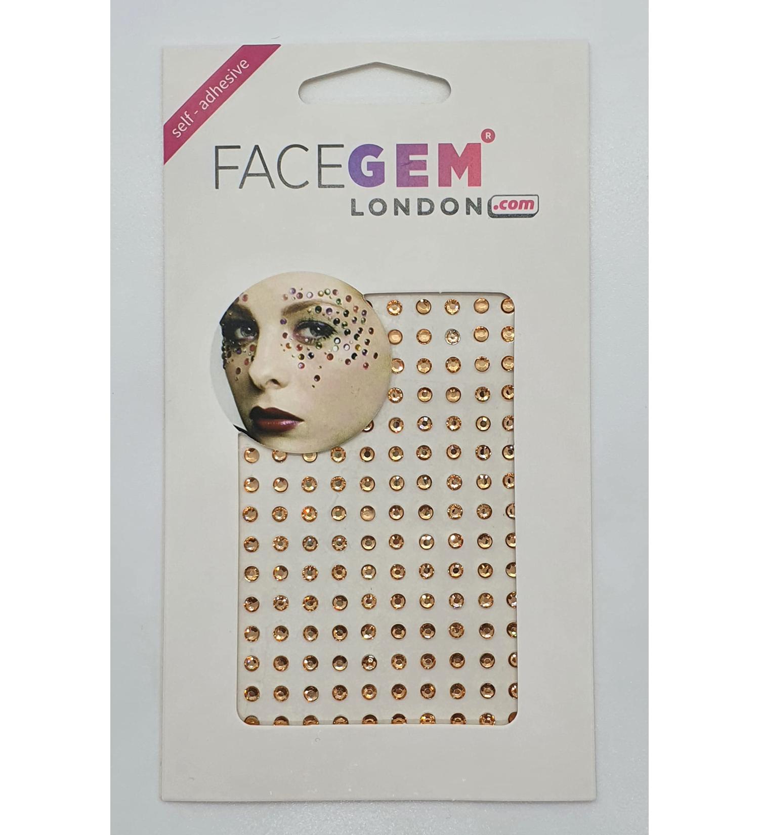 150 PCS Gold Face Gems Adhesive Glitter Jewel Tattoo Sticker for Festival Rave Party Makeup - Buy Online on GoSupps.com