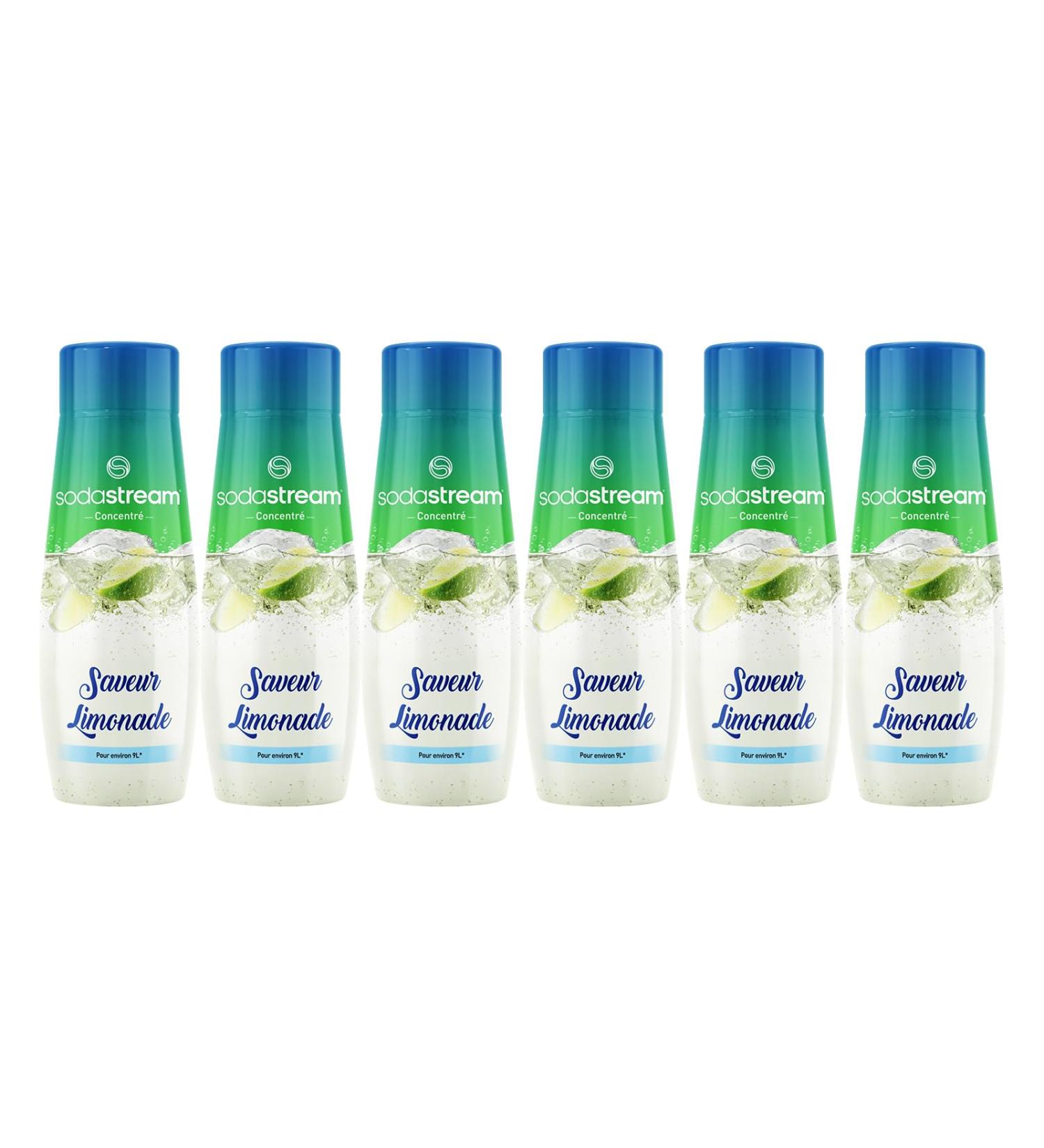 SodaStream Lemonade Concentrate for Sparkling Water and Soda Machine | Prepare Up to 9 Litres of Lemonade in Seconds 440ml (Pack of 6) - Buy Online on GoSupps.com