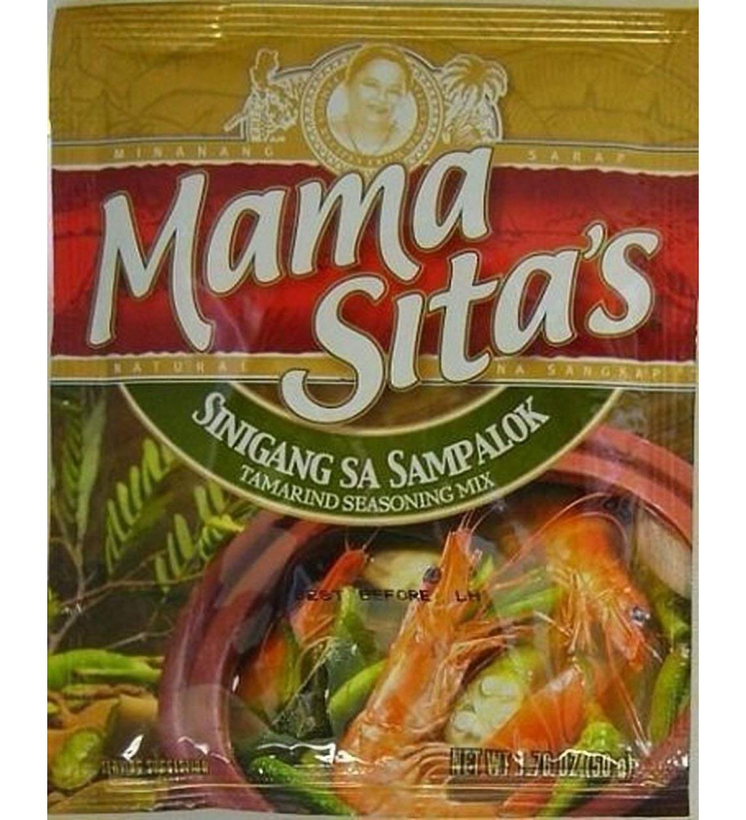 Mama Sita's Sinigang Sa Sampalok Tamarind Seasoning Mix 1.76oz (50g) 6 Pack