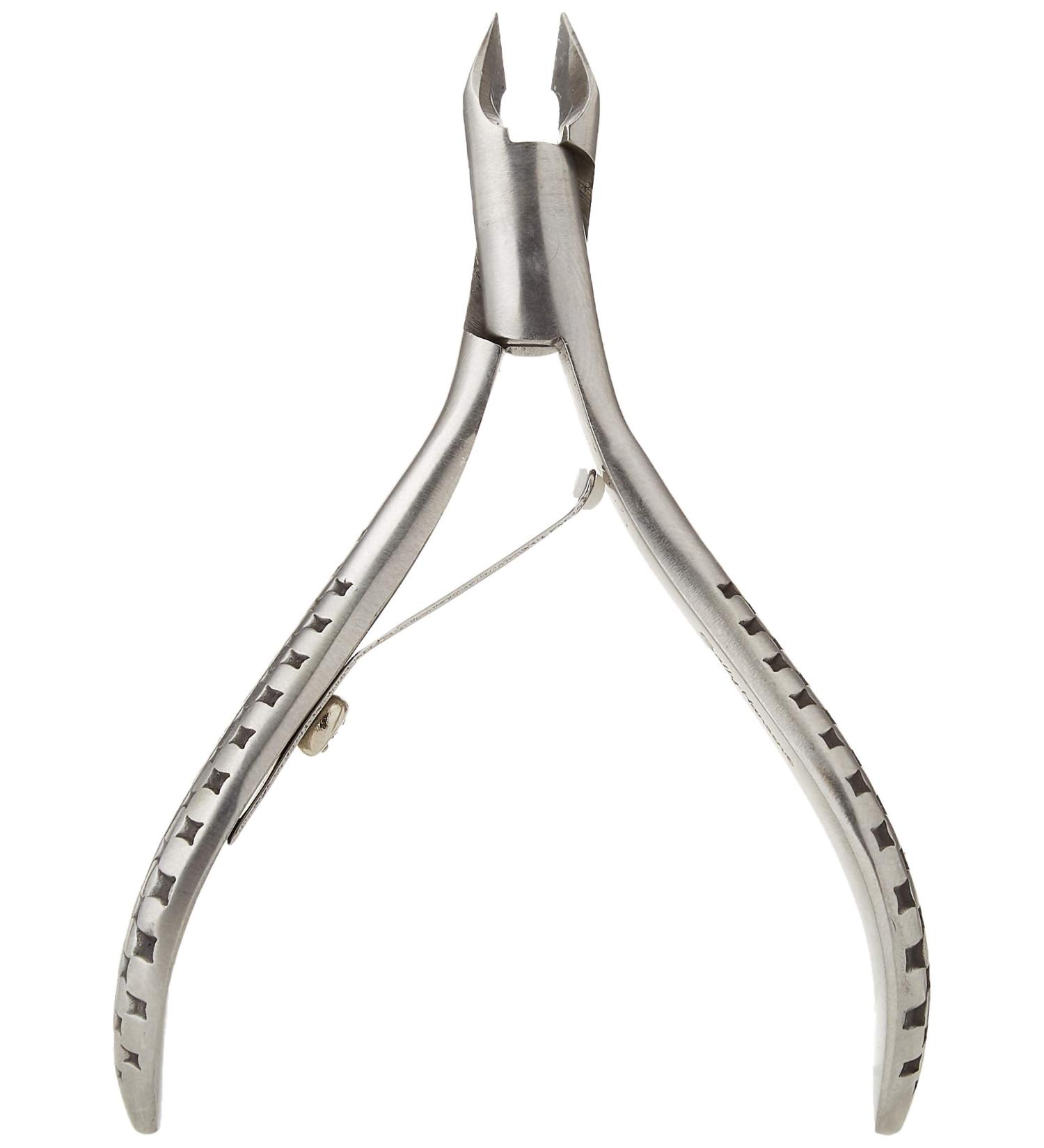 Sally Hansen Nip'em On The Go Classic Travel Cuticle Clipper - Stainless Steel Nail Nipper with Smaller Blade and Contoured Handle - Buy Online on GoSupps.com