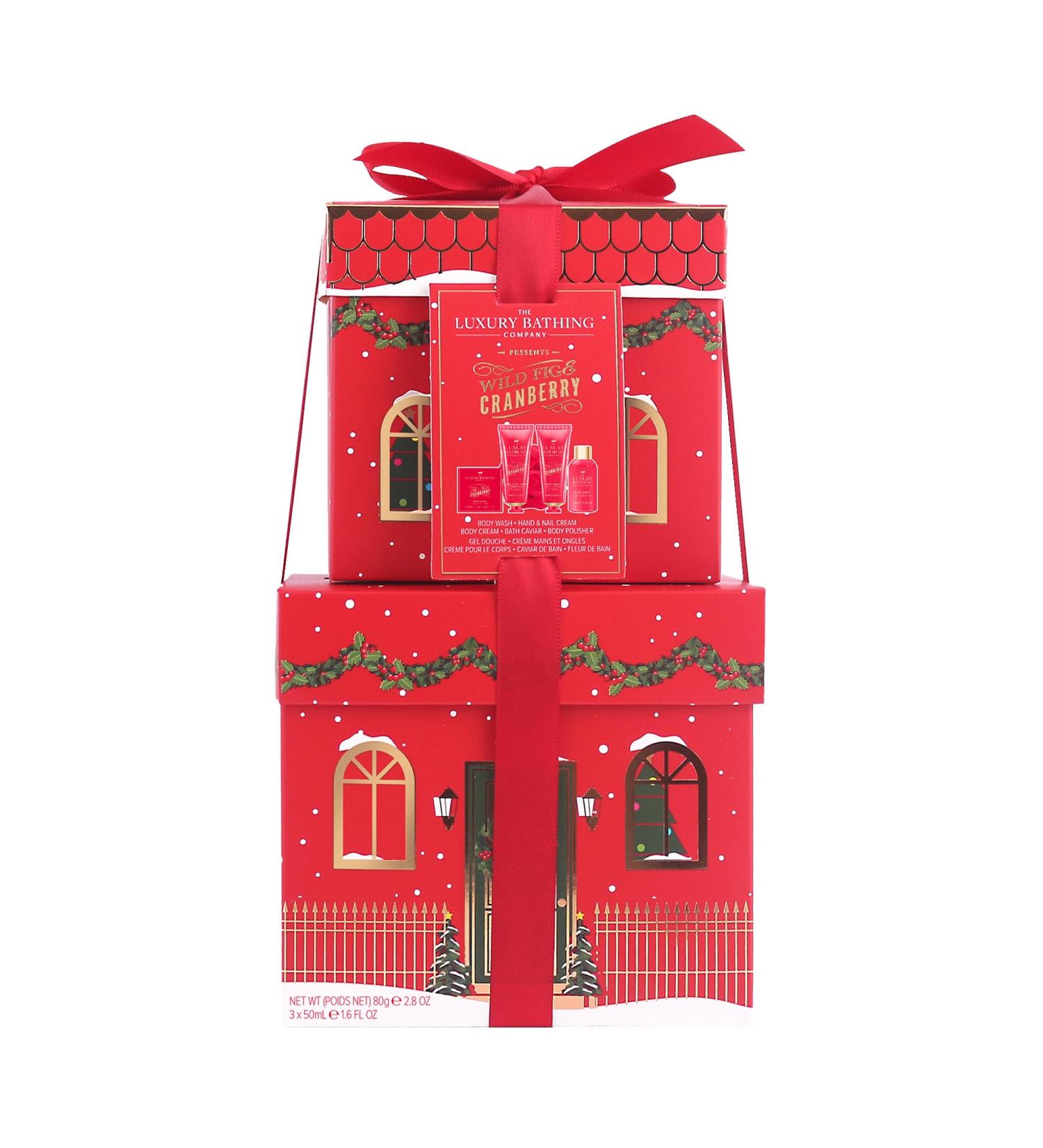 The Luxury Bathing Company - Wild Fig & Cranberry Complete Collection Gift Set - Vegan Friendly - Buy Online on GoSupps.com