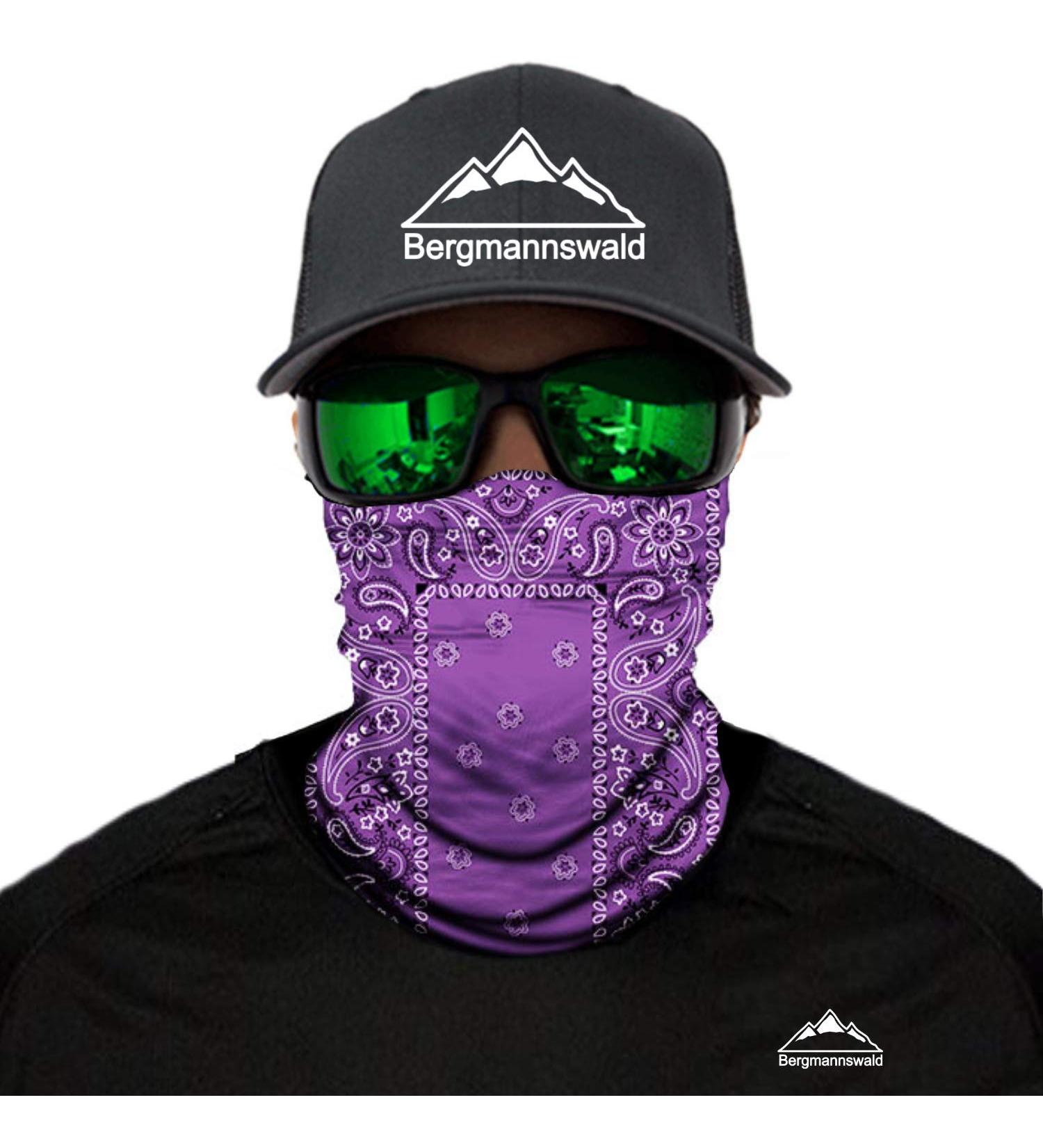 Bergmannswald Multifunctional Seamless Scarf - 1 Pack Bandana in Purple | International Shipping Available - Buy Online on GoSupps.com