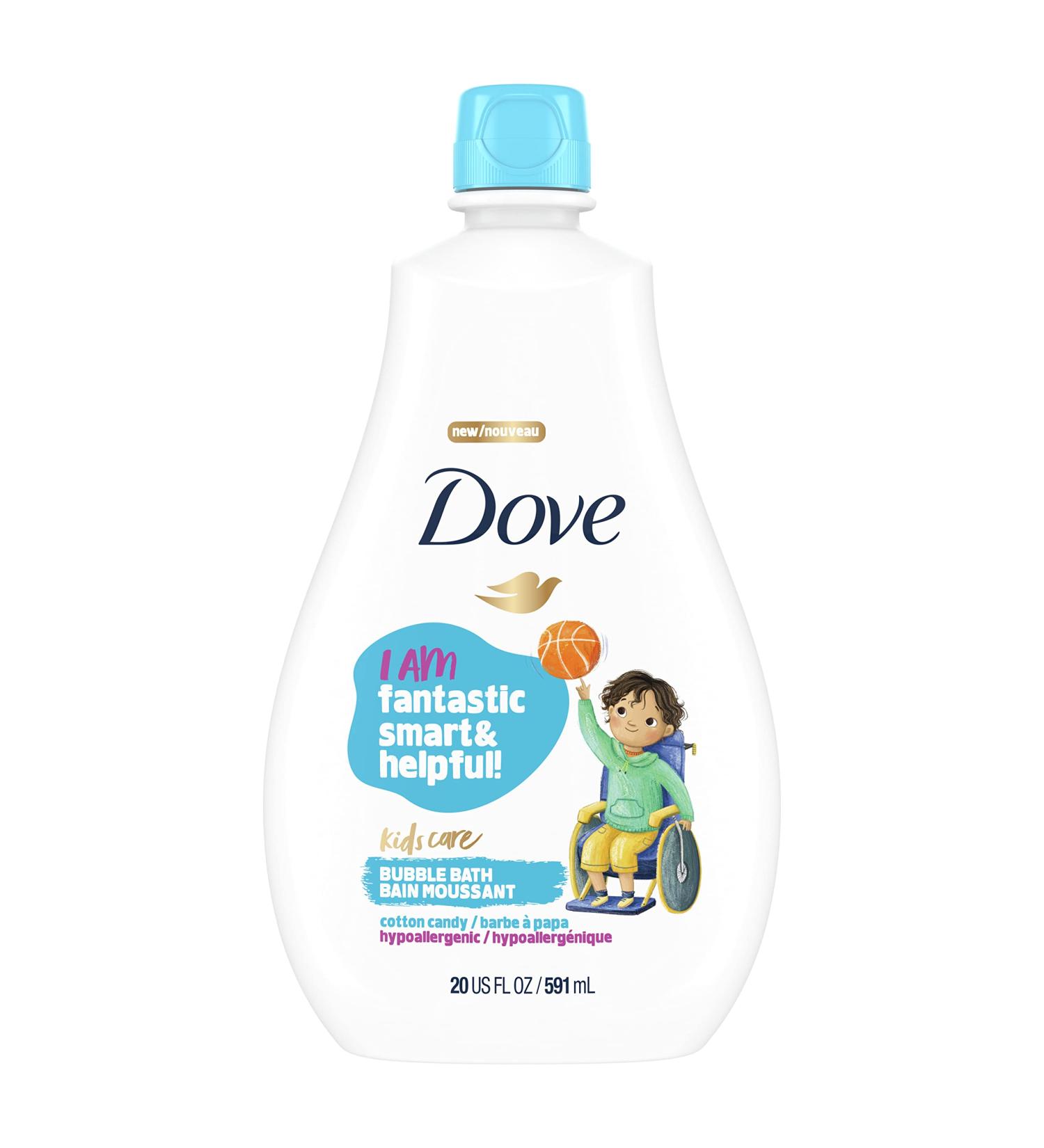 Dove Kids Care Cotton Candy Bubble Bath 20 oz | Hypoallergenic Formula - Buy Online on GoSupps.com