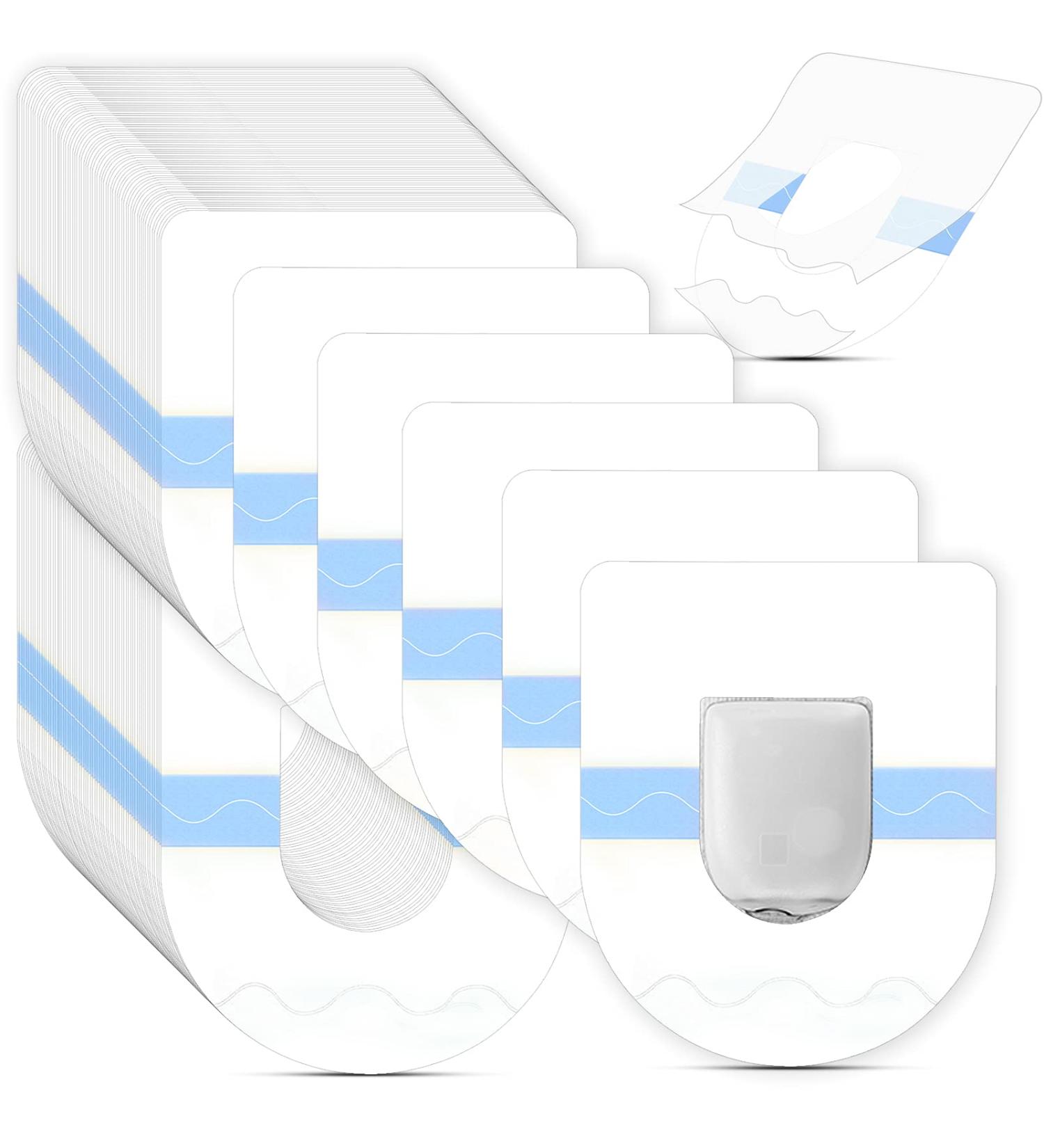 Omnipod Shower Waterproof Patch - Transparent Adhesive Patches (Blue, 60 Pack) - Sweatproof & Long Lasting Protection - Buy Online on GoSupps.com