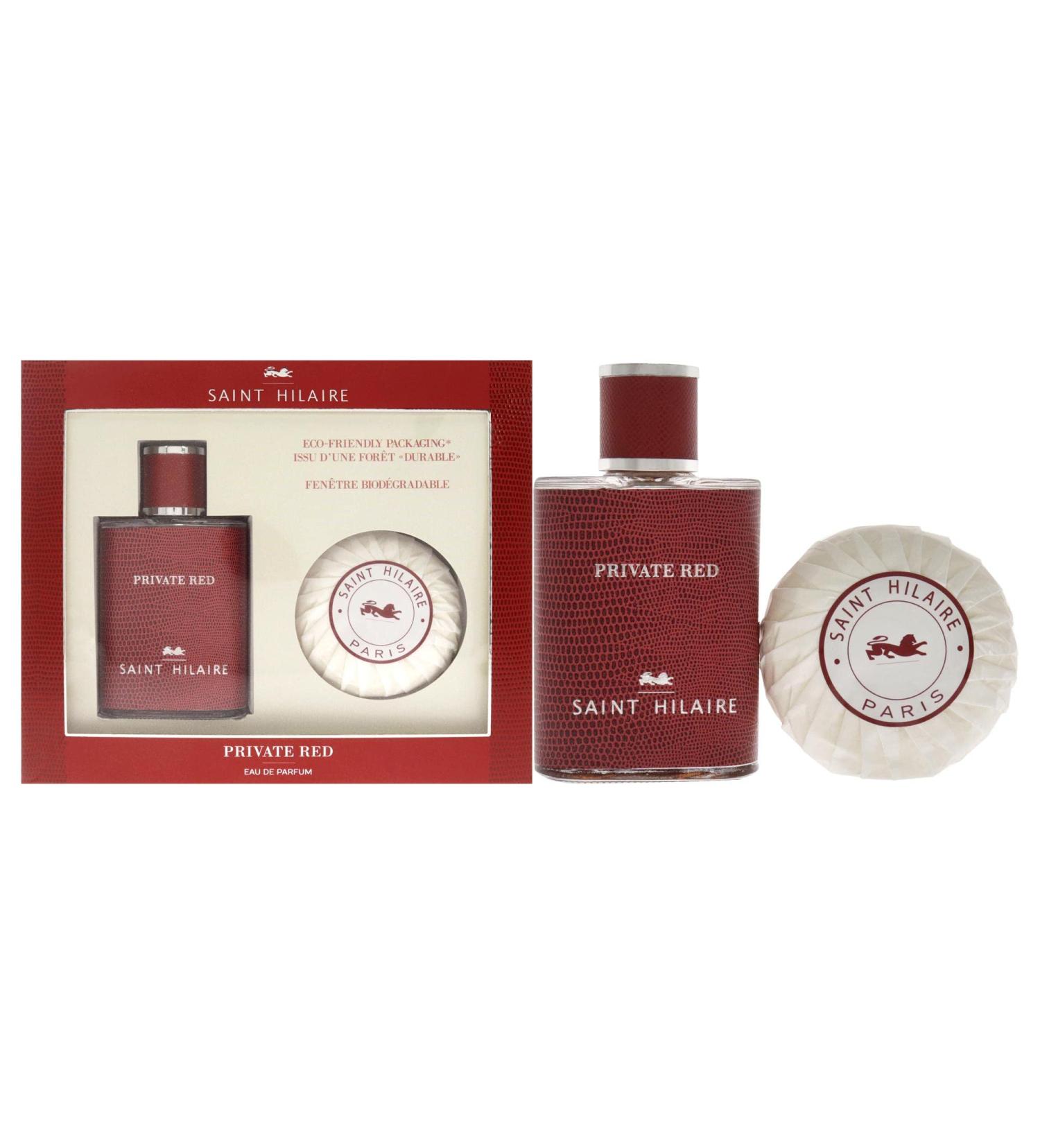 Saint Hilaire Private Red EDP Spray Soap Men 2 Pc Set - Buy Online on GoSupps.com