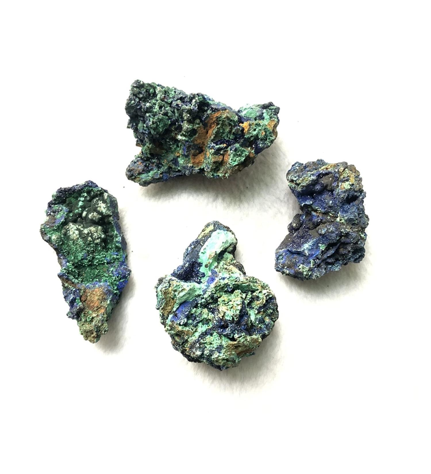 Azurite Natural Azurite Malachite Stone Miner Material Speciment Display Warping Cutting 30mm-80mm Natural Rough Stone Natural Stone (Size : 4cm 30-50g 1pcs) - Buy Online on GoSupps.com