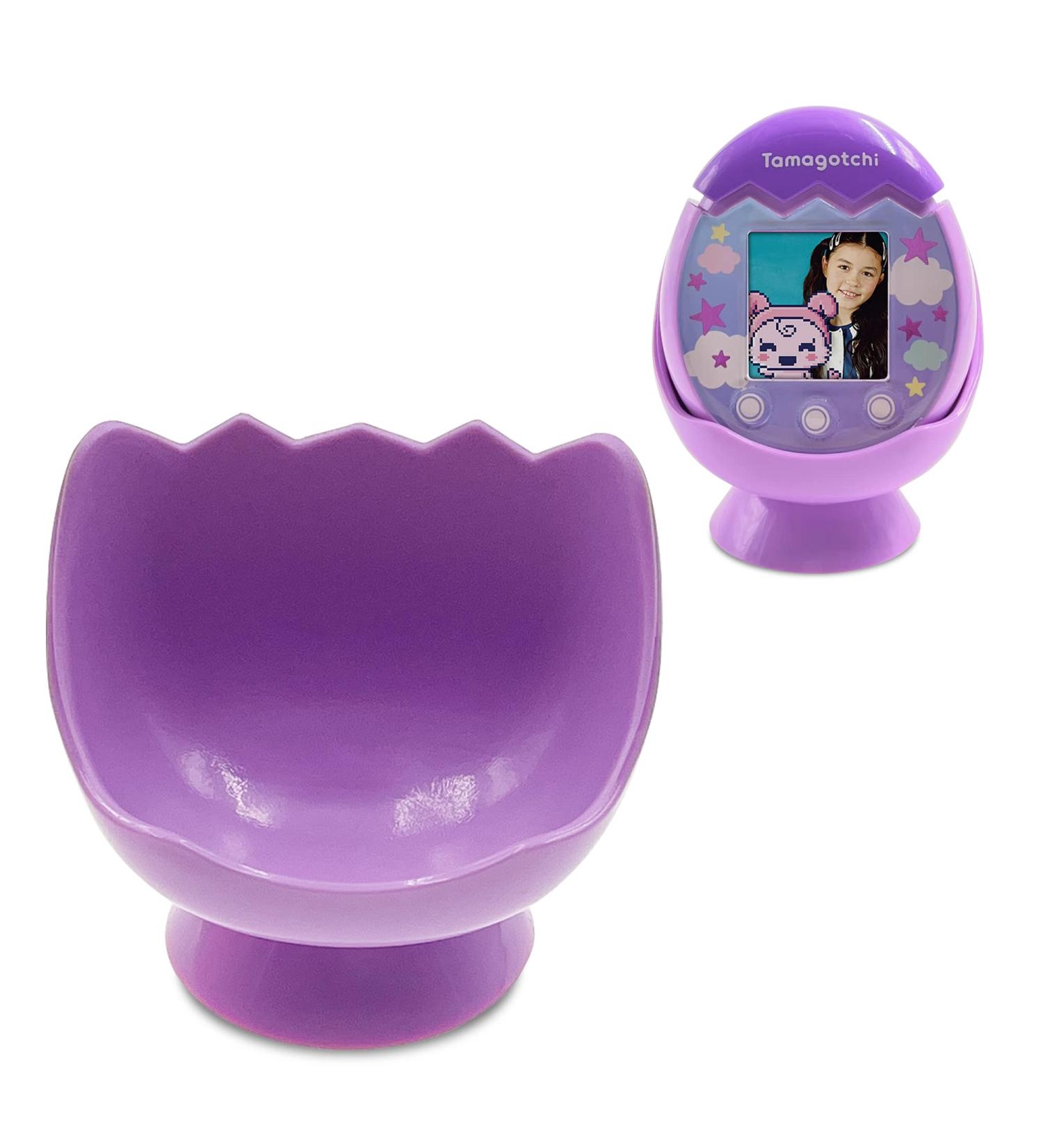 Leo Tube Desktop Dock Cradle Stand for Tamagotchi Pix - Purple Holder Stand for Interactive Pet Machine - Compatible with New Tamagotchi Pix - Electronic Pet Accessory - Buy Online on GoSupps.com