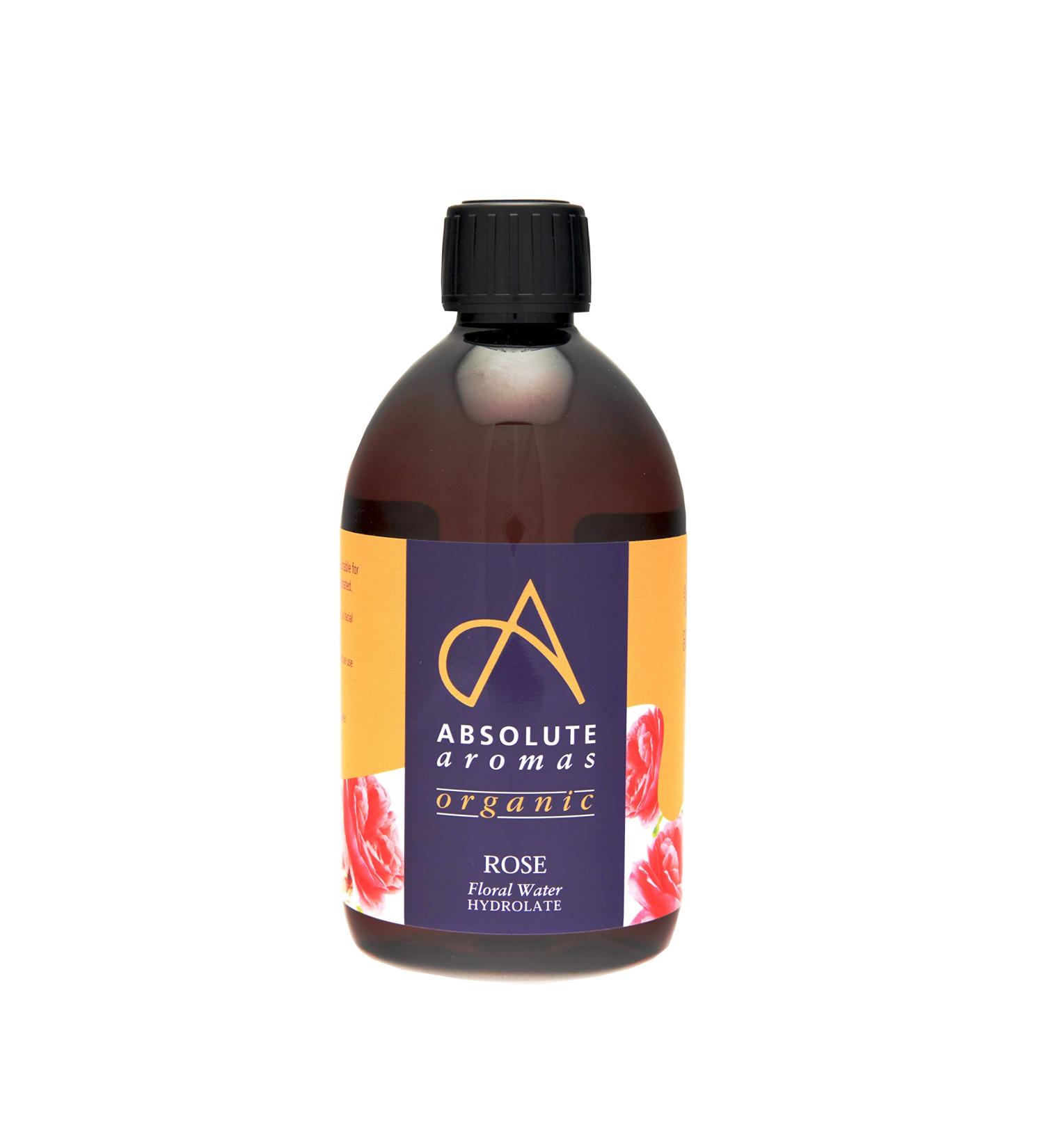 Absolute Aromas Certified Organic Bulgarian Rose Water - 100% Pure Natural Nourishing and Hydrating Facial Toner - A Sweet and Versatile Floral Water Suitable for All Skin Types (500ml) rose 100 ml (Pack of 1) - Buy Online on GoSupps.com