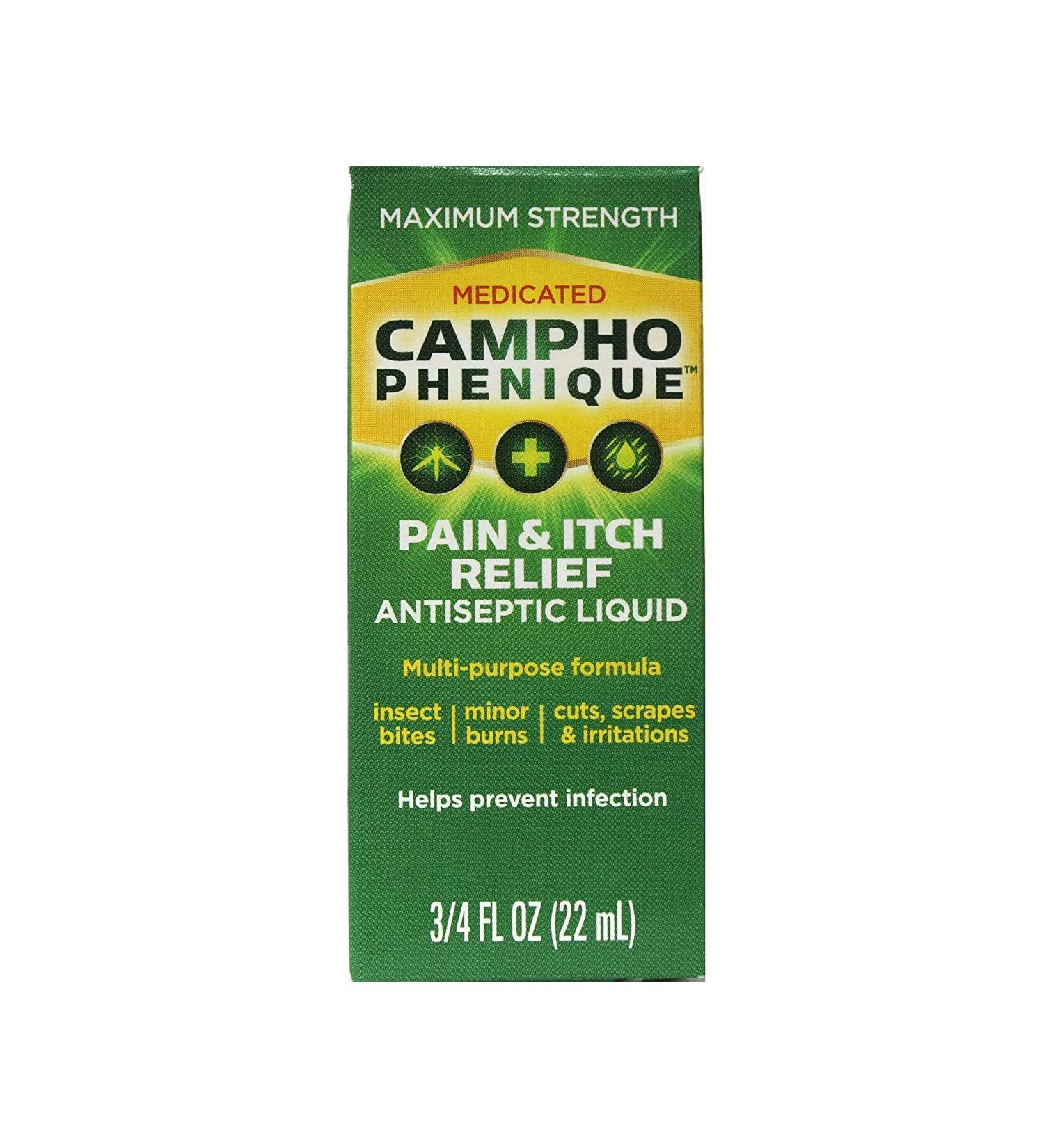 Campho-Phenique Antiseptic Liquid 3/4 oz (Pack of 2) - Effective Antiseptic Treatment - Buy Online on GoSupps.com