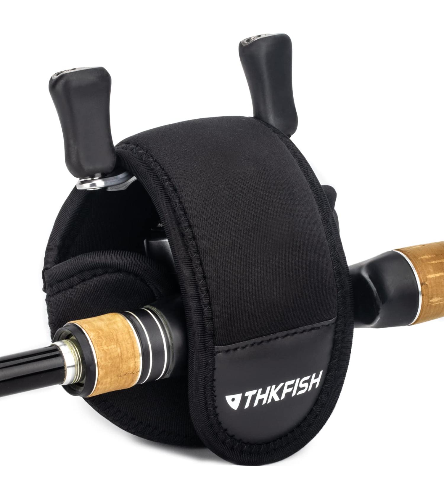 THKFISH Fishing Reel Case - Shockproof Spinning & Baitcasting Reel Cover Bag | Fits 1000-3000 Reels | 2 Pack Baitcasting Reel Covers - Buy Online on GoSupps.com