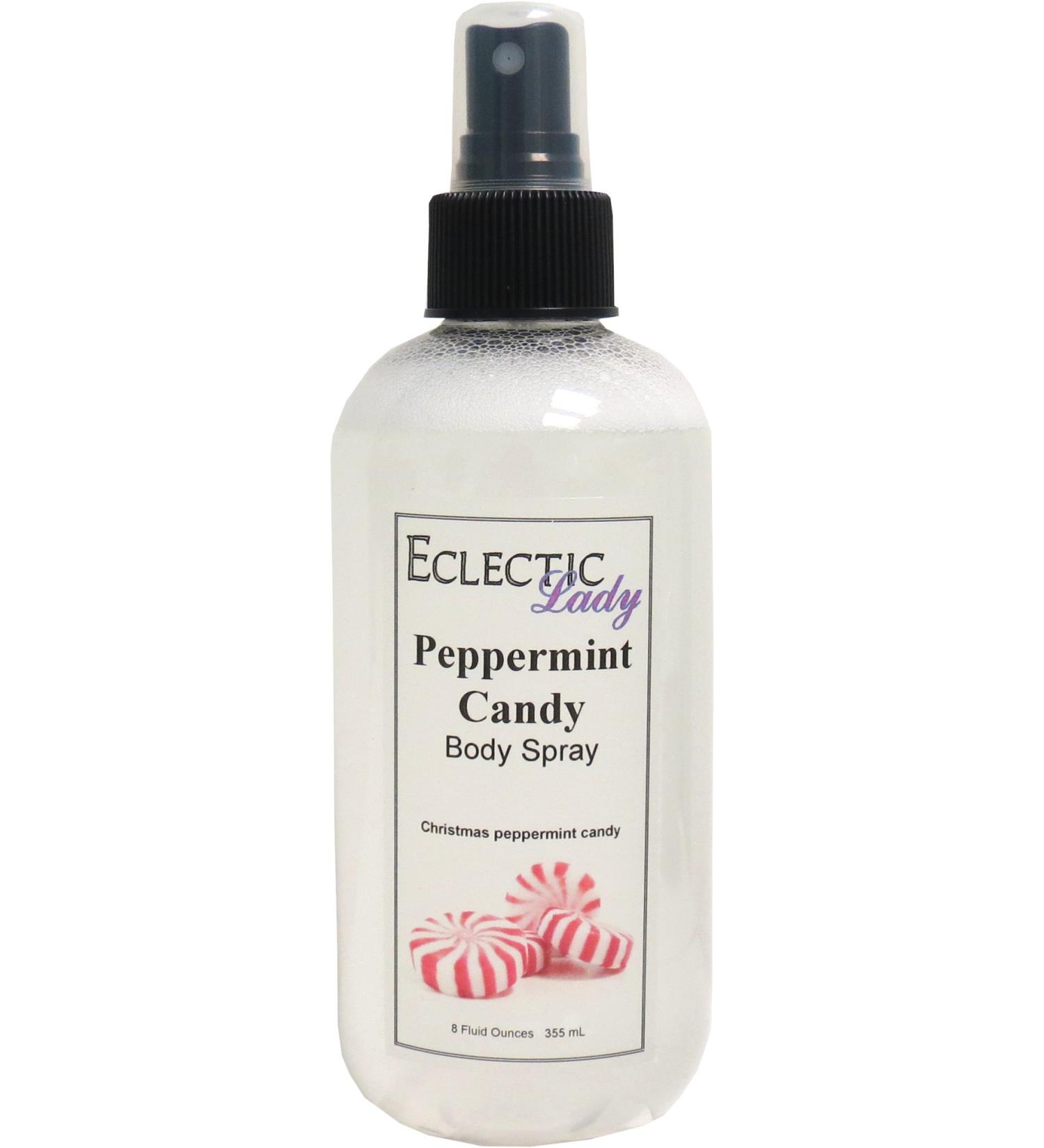 Peppermint Candy Body Spray (Double Strength) 8 ounces Body Mist for Women with Clean Light & Gentle Fragrance Long Lasting Perfume with Comforting Scent for Men & Women Cologne with Soft Subtle 8 Fluid Ounces (Double Strength) - Buy Online on GoSupps.com
