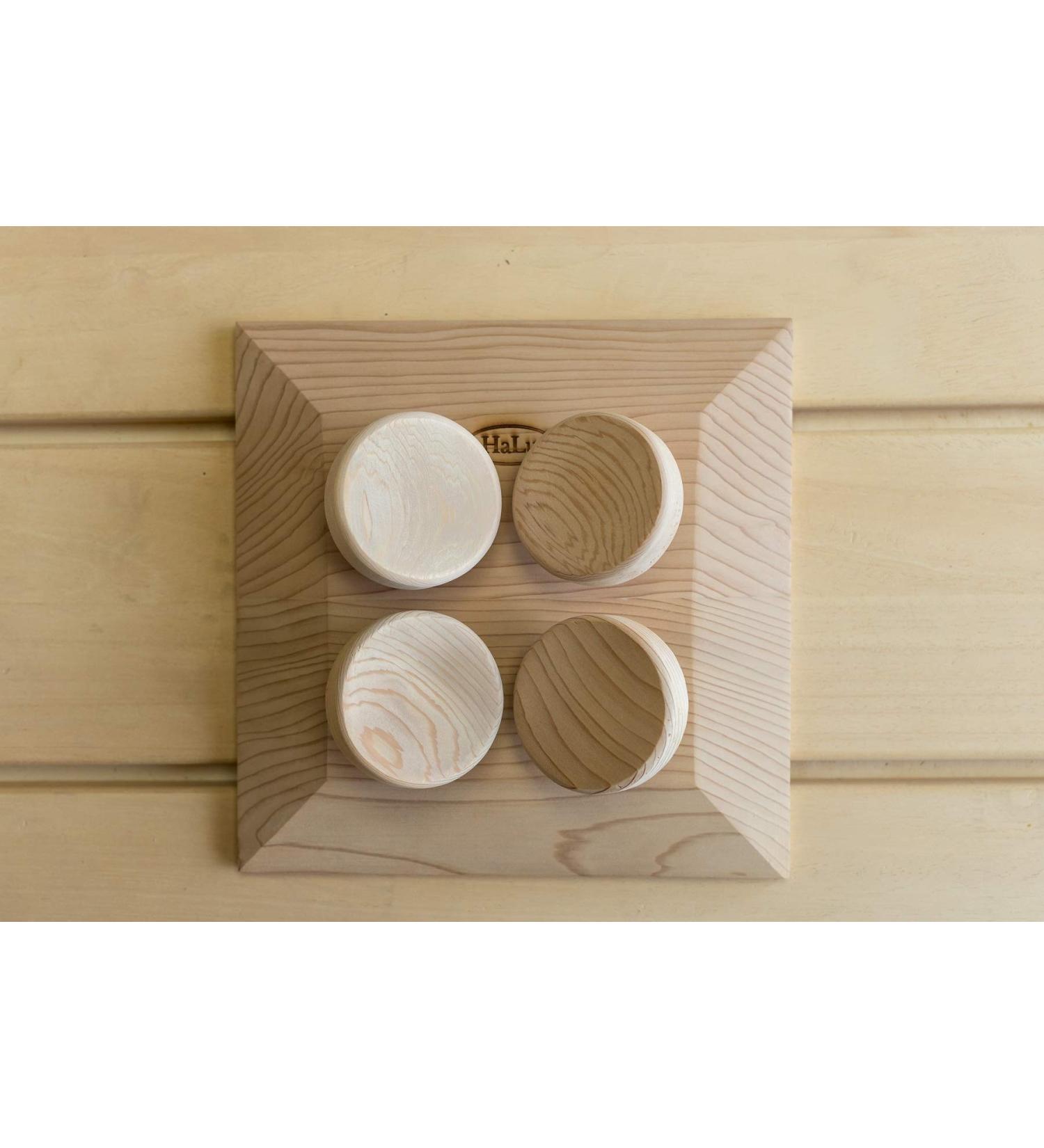 Buy Halu Ergonomic Luxury Sauna Headrest Square Red Cedar 512-SQR-2D | International Shipping Available - Buy Online on GoSupps.com