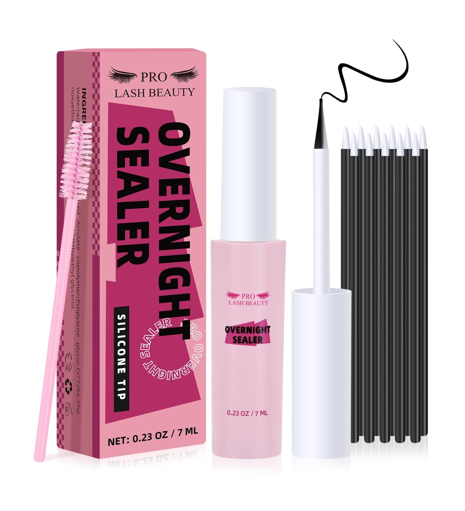 PRO Lash Clusters Overnighter Lash Sealer - Extend Lash Wear Up to 14 Days | Long Lasting & Easy to Remove | 7ml Black - Buy Online on GoSupps.com
