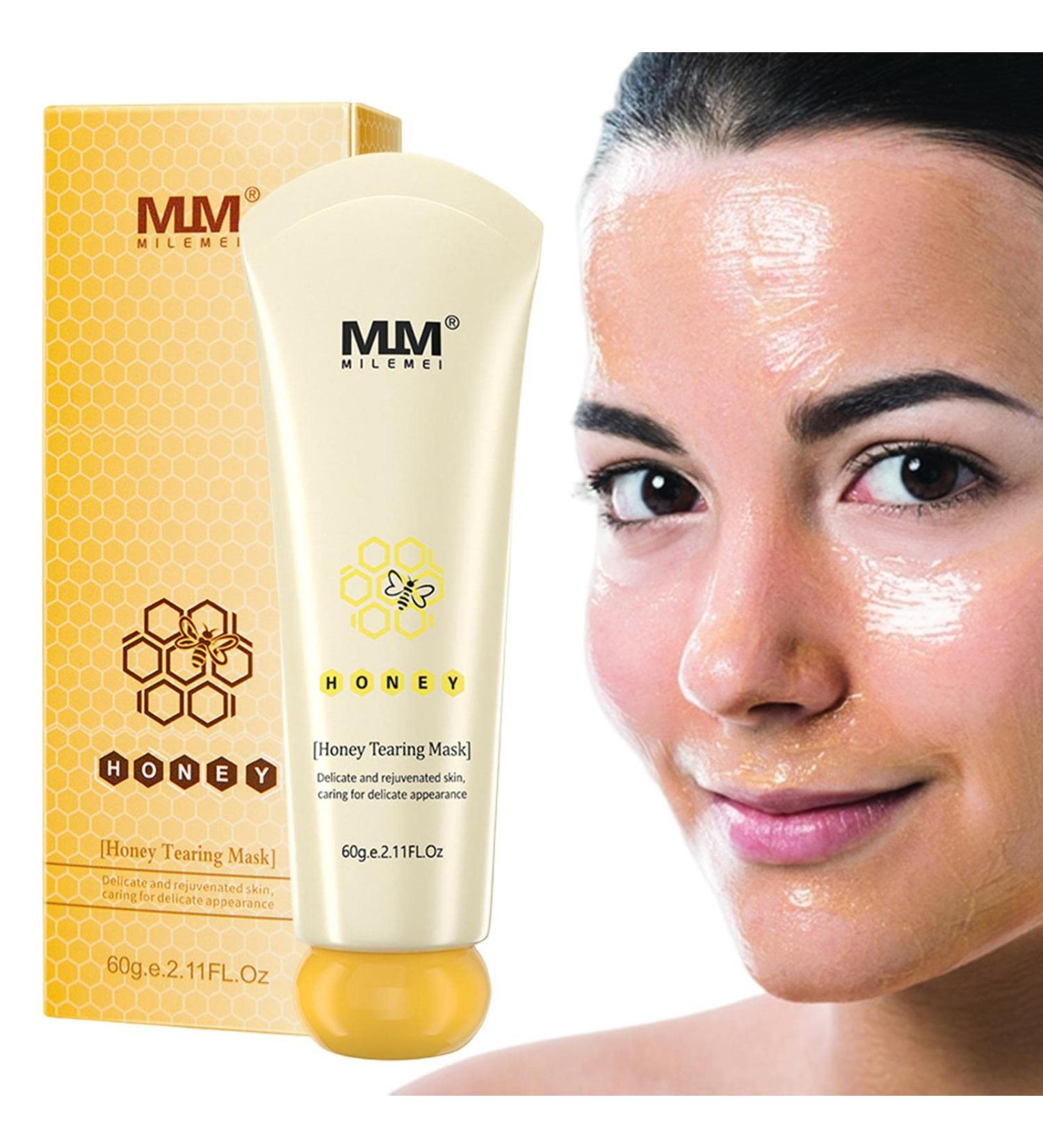 Honey peeloff mask Facial PeelOff Masque 211fl oz Deep Cleansing Masques Peel Off Face Masque Deep Cleansing Masque Tearing Pores Shrink Purble - Buy Online on GoSupps.com