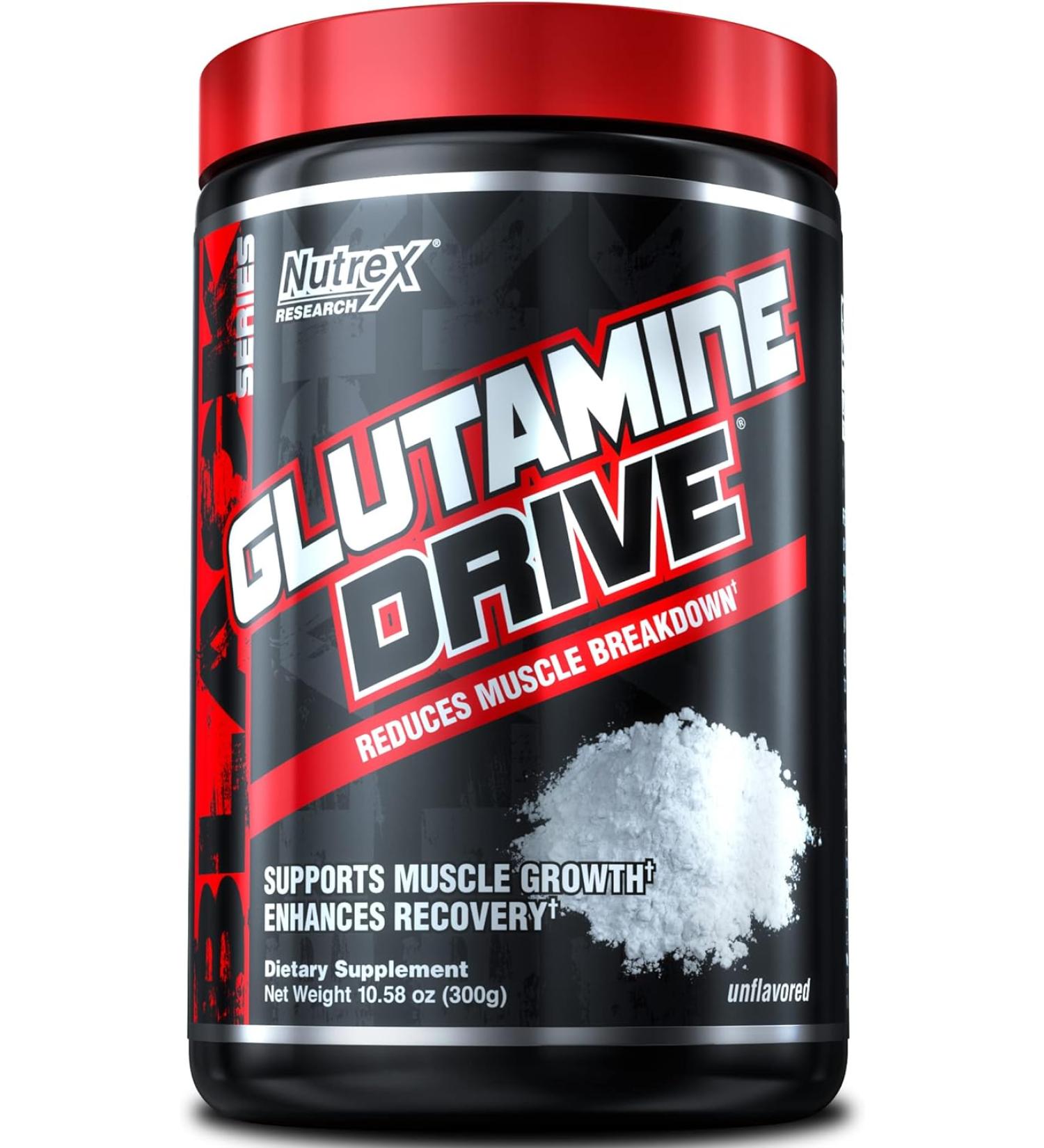 Nutrex Research Glutamine Drive - 60 Servings 300 Grams - Buy Online on GoSupps.com