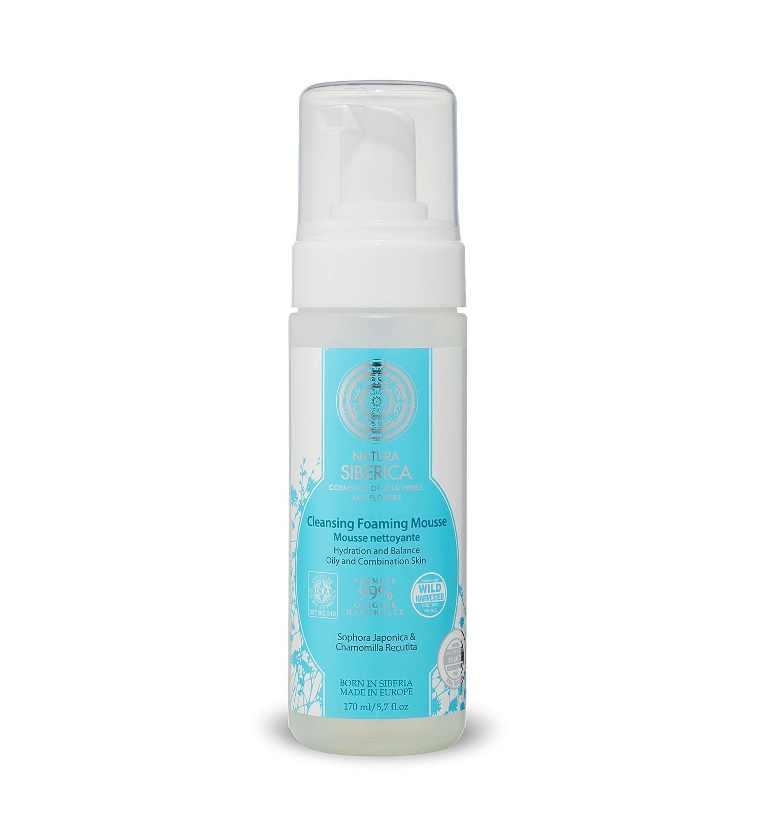 Natura Siberica Cleansing Mousse 170 mL - Gentle Face Wash for All Skin Types - Buy Online on GoSupps.com