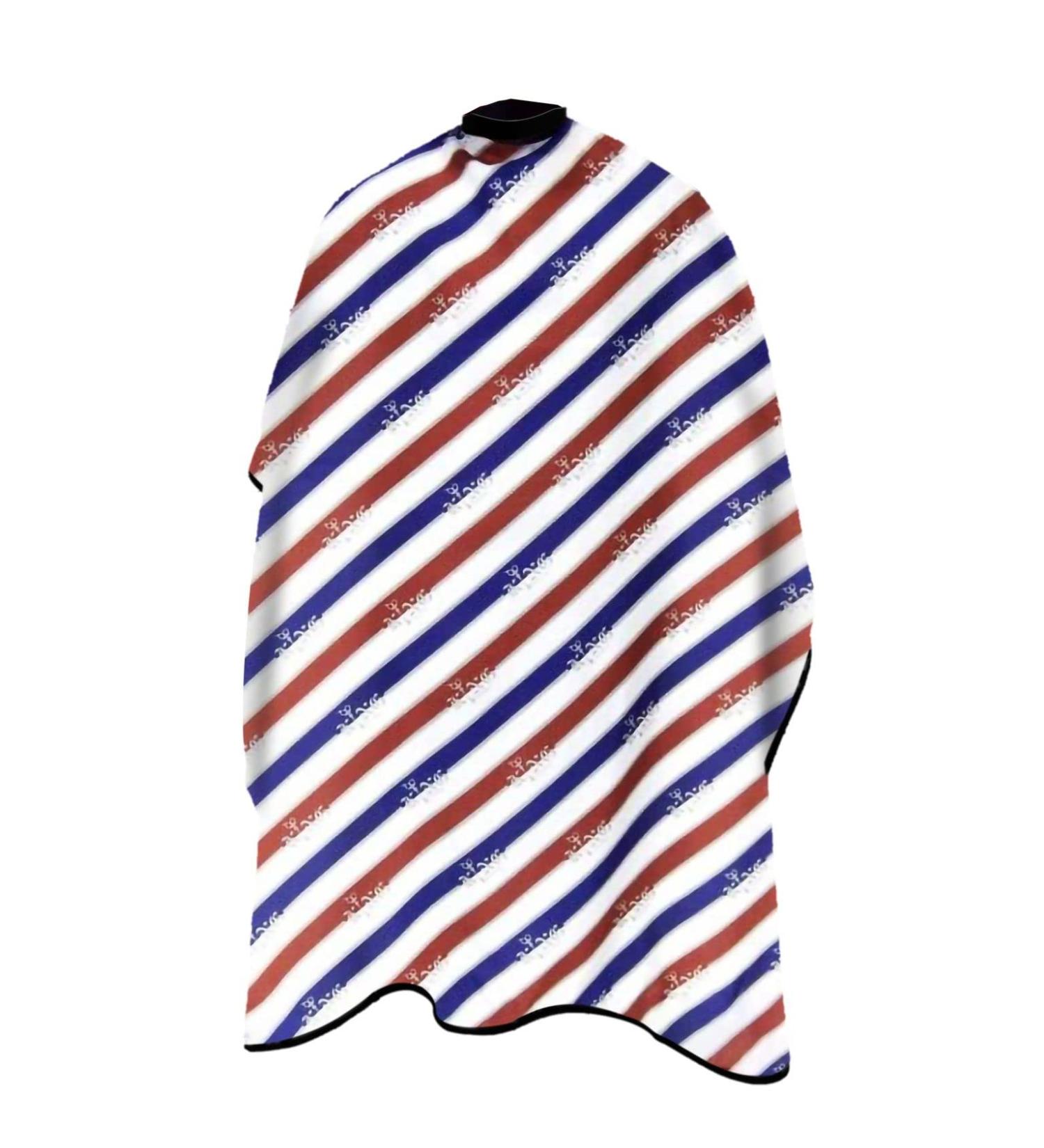 King Midas Barber Cape - Vintage Striped Hair Cutting Cape for Barbers | International Shipping - Buy Online on GoSupps.com