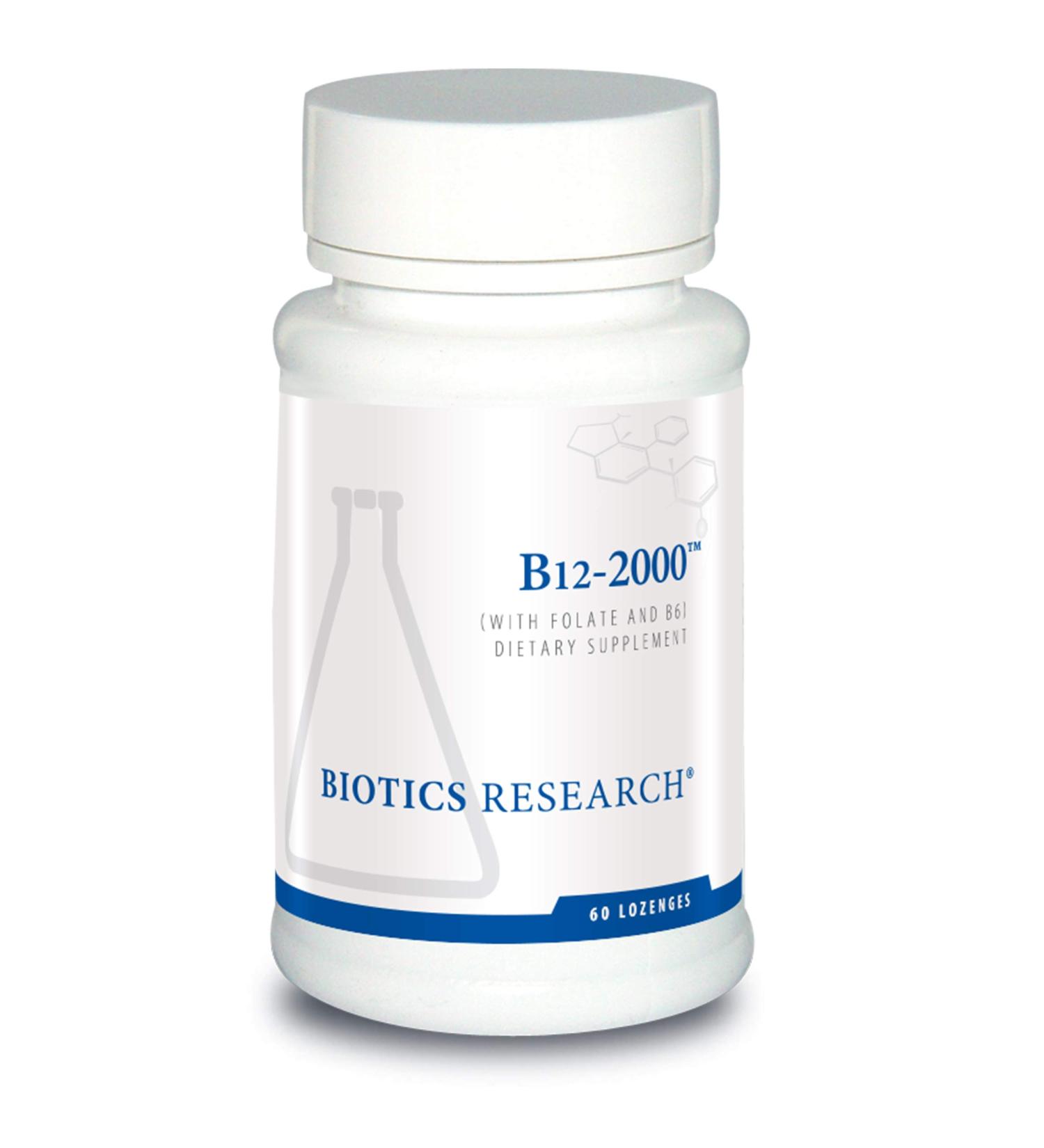 B12 Lozenges with Vitamin B6, B12, and Folate - 60 Count - Buy Online on GoSupps.com