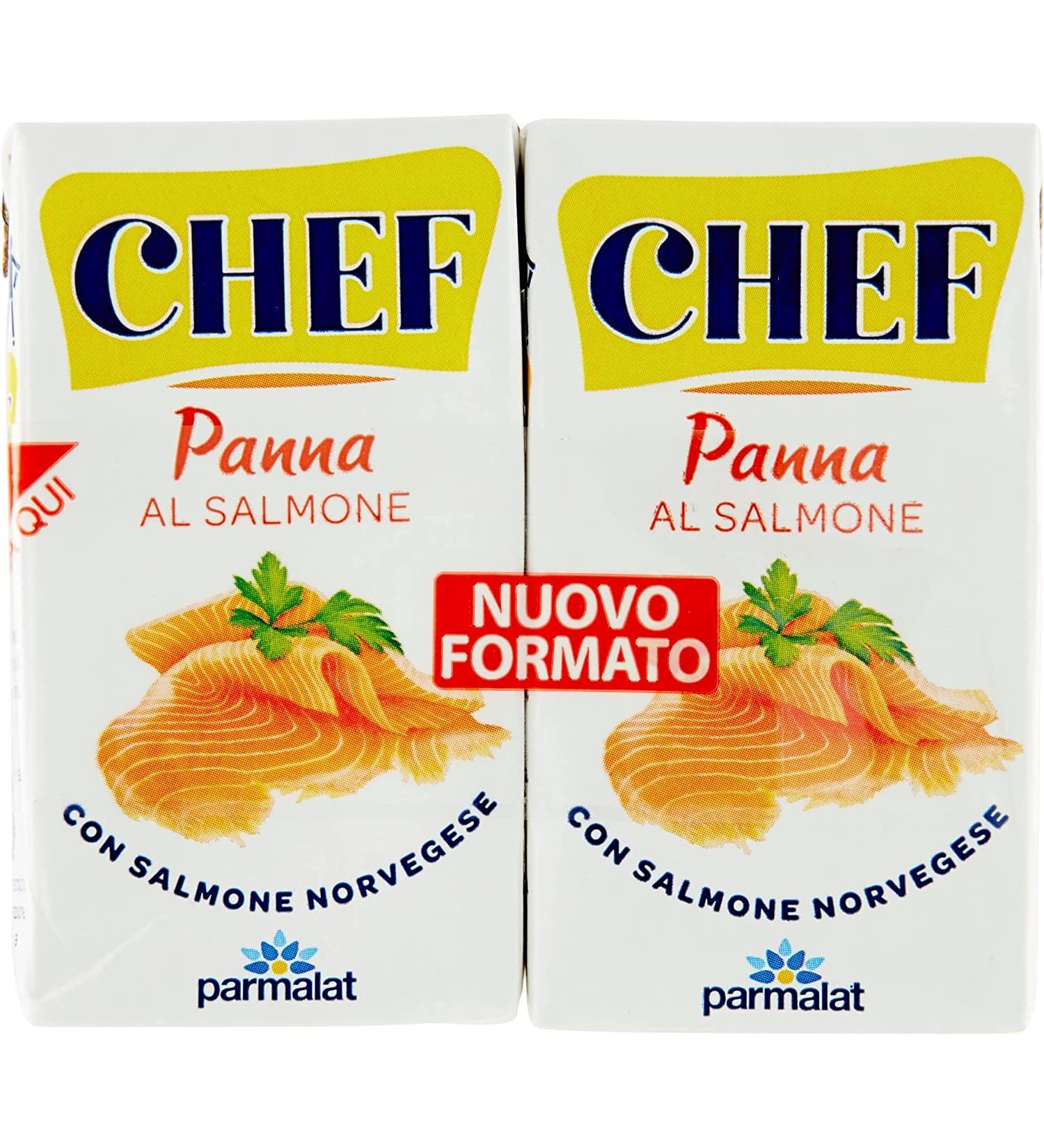 Buy Parmalat Panna Chef al Salmone Cream Cooking Cream with Salmon 2x125ml - Authentic Italian Flavor for Your Dishes | Fast International Shipping - Buy Online on GoSupps.com