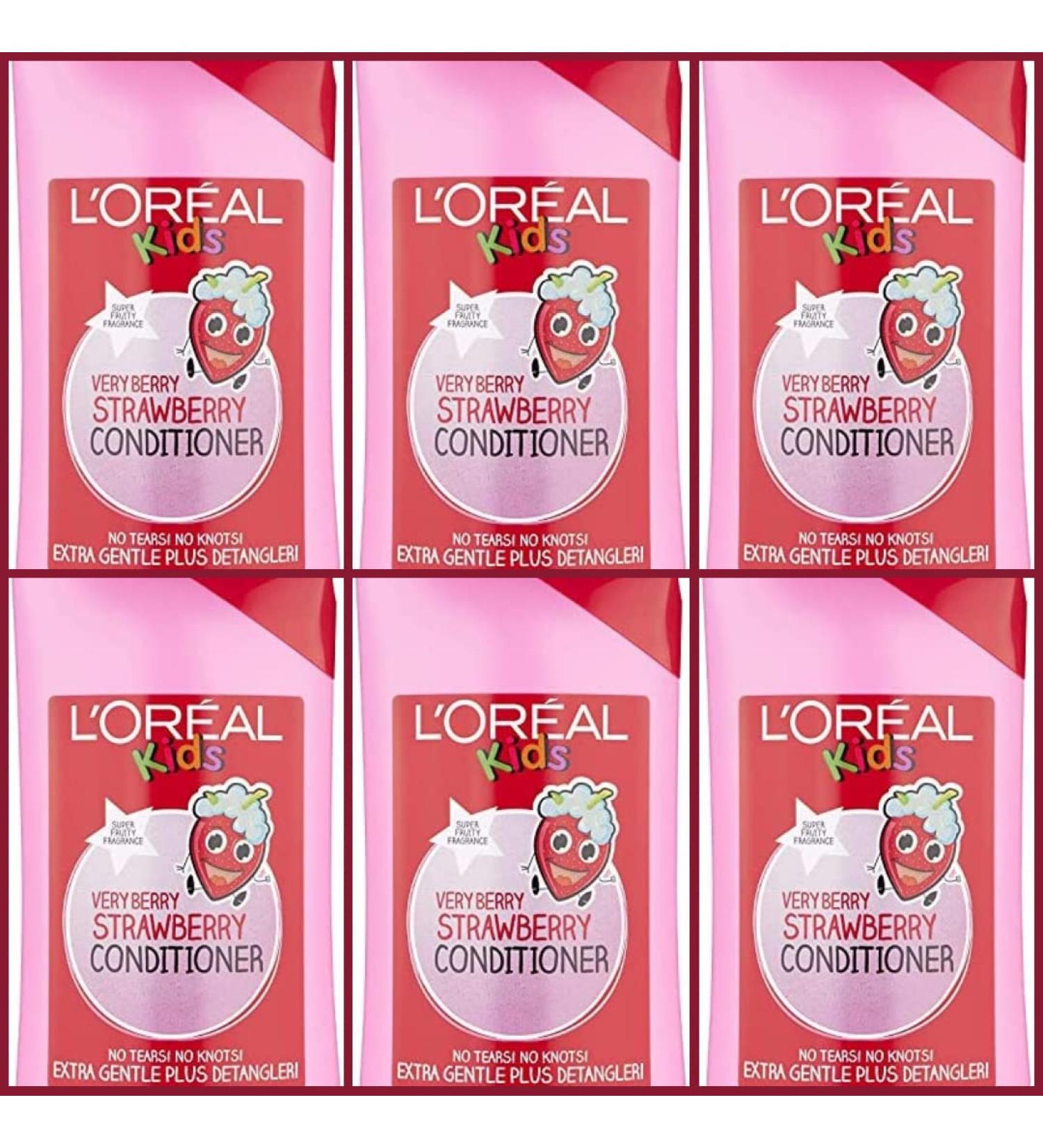 L'Oreal LOreal Paris Kids Very Berry Strawberry Conditioner 250ml 6 Stuk - Buy Online on GoSupps.com