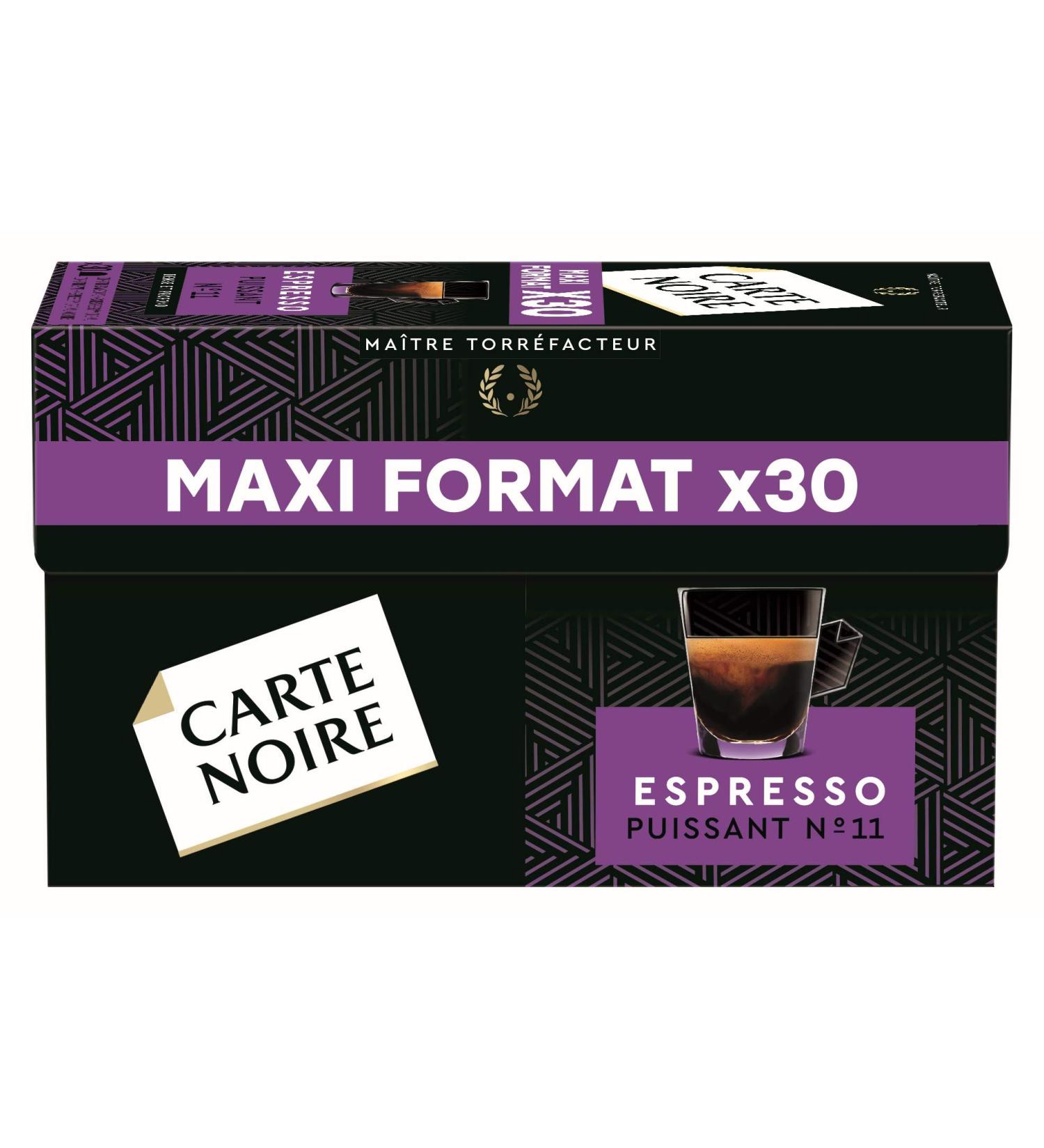 Carte Noire Caf Espresso Powerful No. 11 Nespresso Compatible Capsules 30 capsules - Buy Online on GoSupps.com