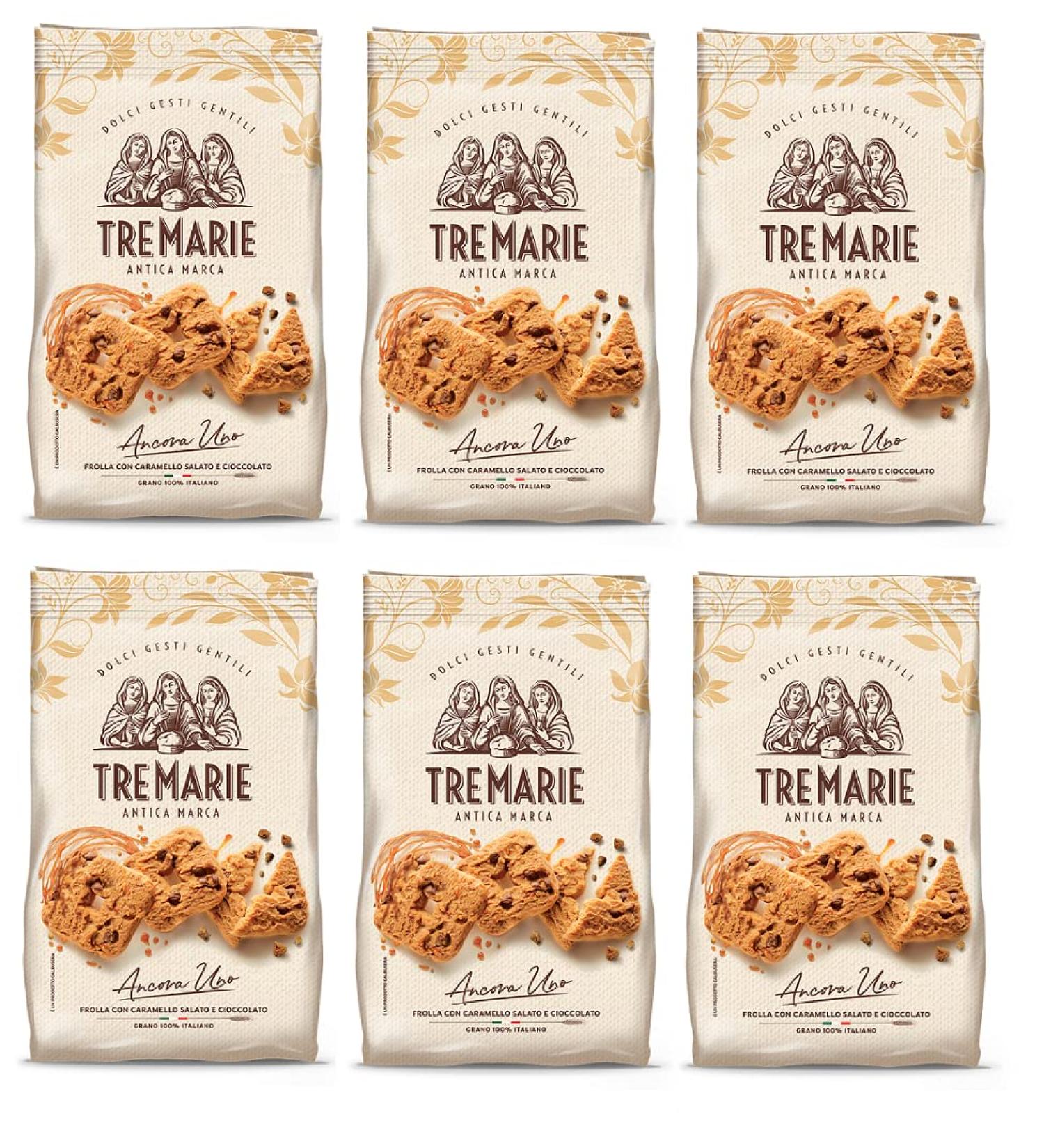  Italian Gourmet E.R. Tre Marie Ancora Uno Frolla with Salted Caramel and Chocolate Biscuits with salted caramel and chocolate 315g - Buy Online on GoSupps.com