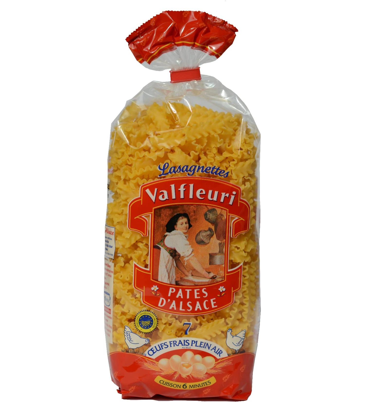 Valfleuri Lasagnettes Noodles - 250g x 6 Packs | Premium Quality Pasta - Buy Online on GoSupps.com