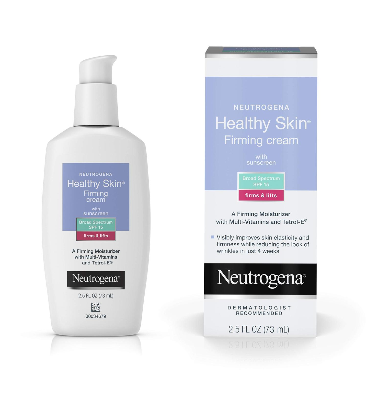 Neutrogena Healthy Skin Glycerin & Green Tea Firming Face Cream with SPF 15 - 2.5 fl. oz - Buy Online on GoSupps.com