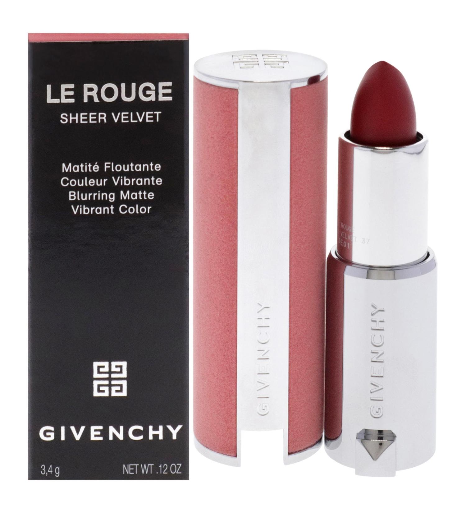 Givenchy Le Rouge Sheer Velvet Matte Lipstick N37 Rouge Graine - 0.11 oz | Buy Internationally - Women's Lipstick - Buy Online on GoSupps.com