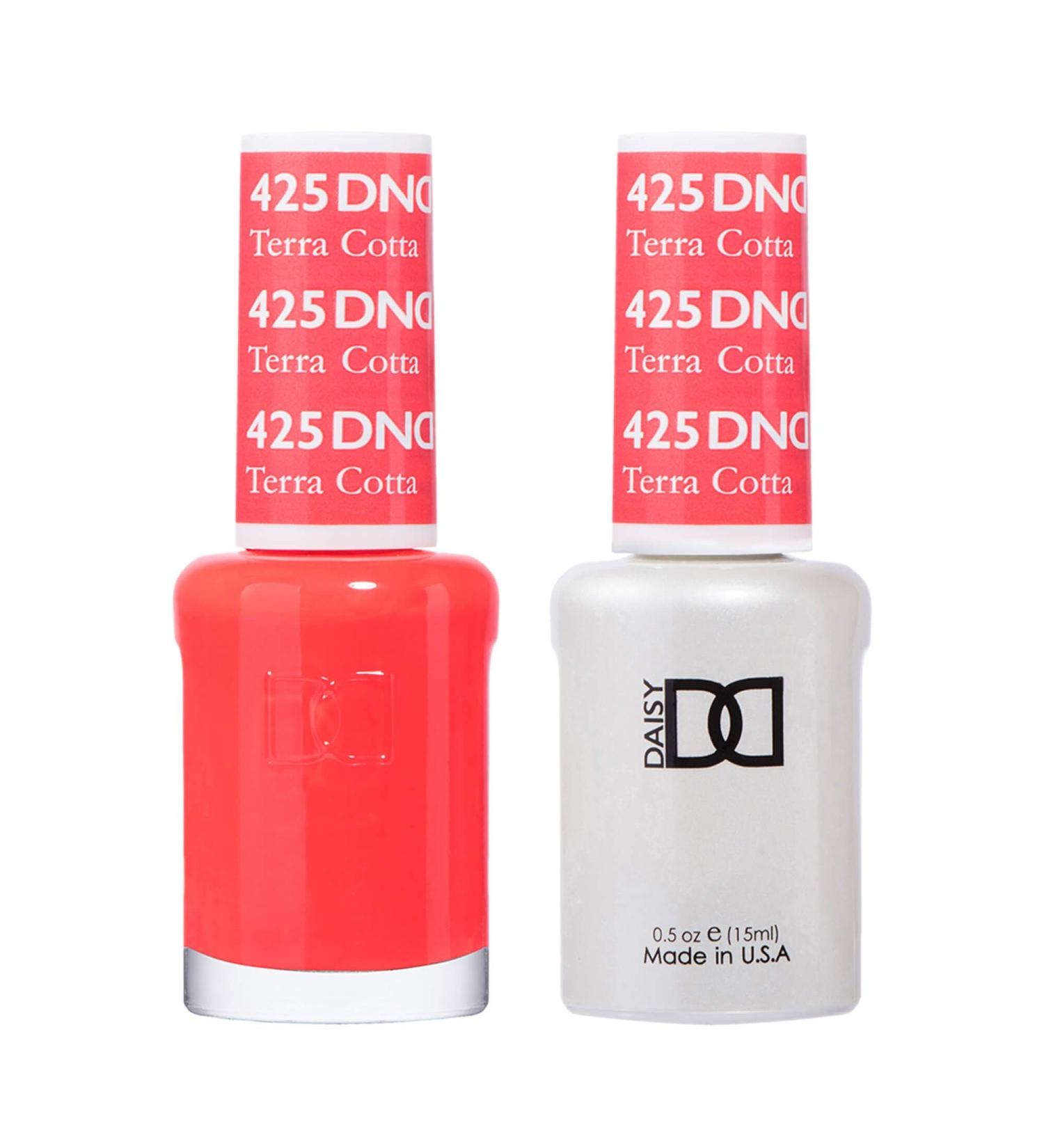 DND Duo Gel & Nail Polish Set - Terra Cotta 425-2x15ml