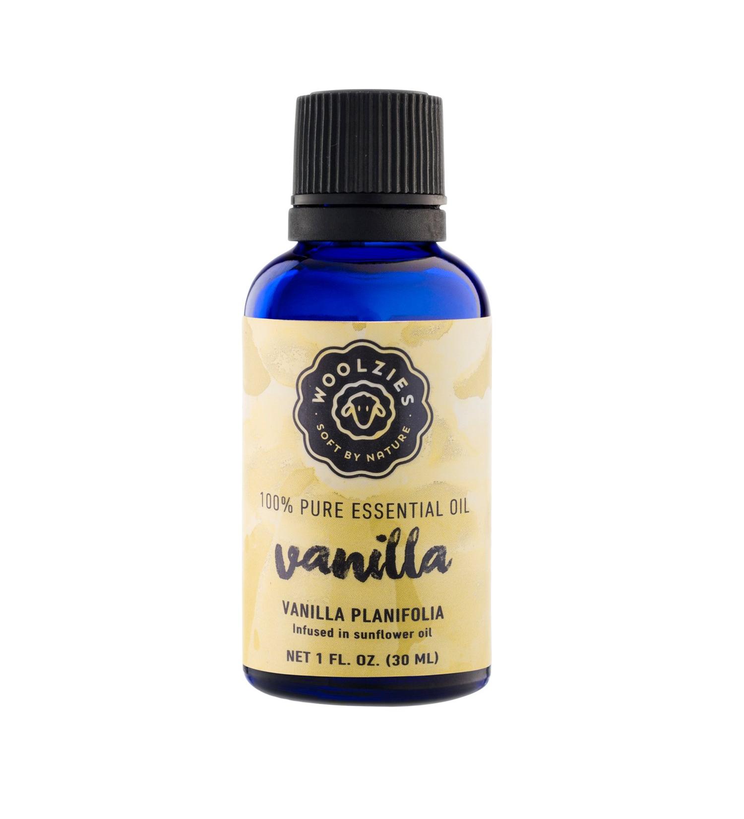 Woolzies Vanilla Essential Oil - Pure Aromatherapy Oil for Diffuser & Massage | 100% Natural Therapeutic Grade | 1oz - Buy Online on GoSupps.com