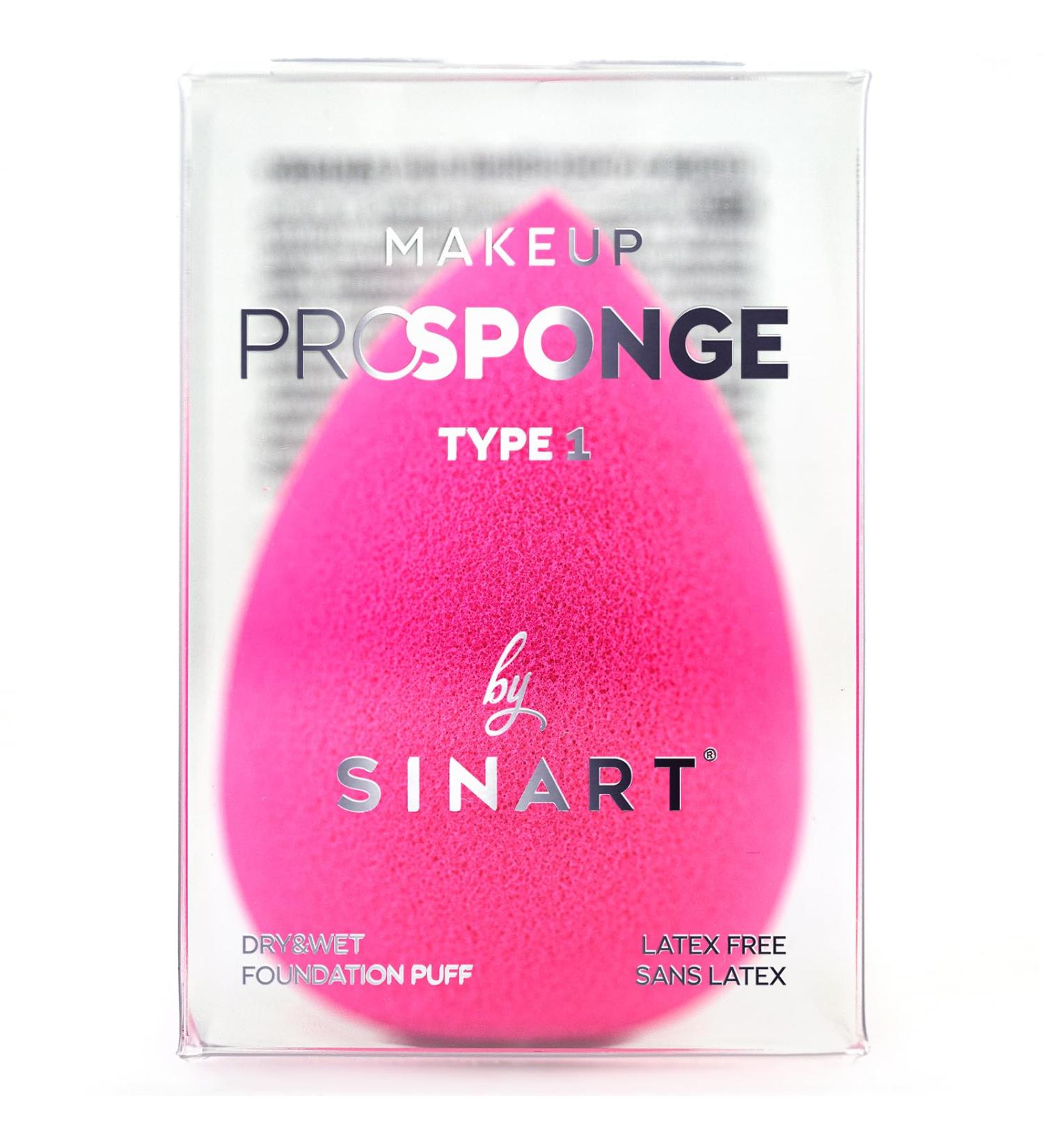 SINART Makeup Sponge Beauty Makeup Foundation Blender For Liquid Cream & Powder Products Original Premium Pink PROsponge Vegan Cruelty & Latex-Free - Buy Online on GoSupps.com