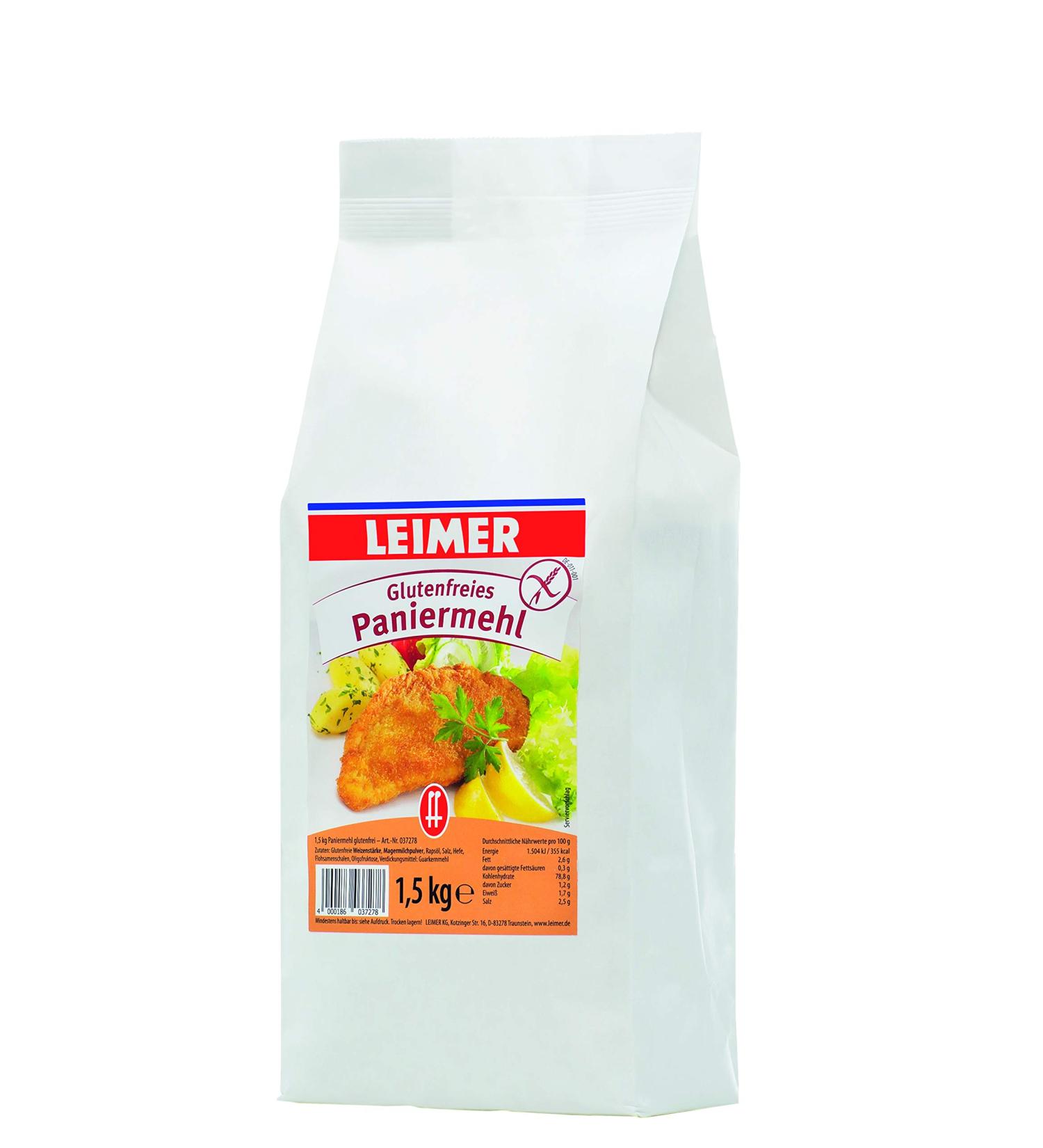 Buy Leimer Gluten-Free Breadcrumbs 1500g - Ideal for Cooking & Baking | International Shipping Available - Buy Online on GoSupps.com