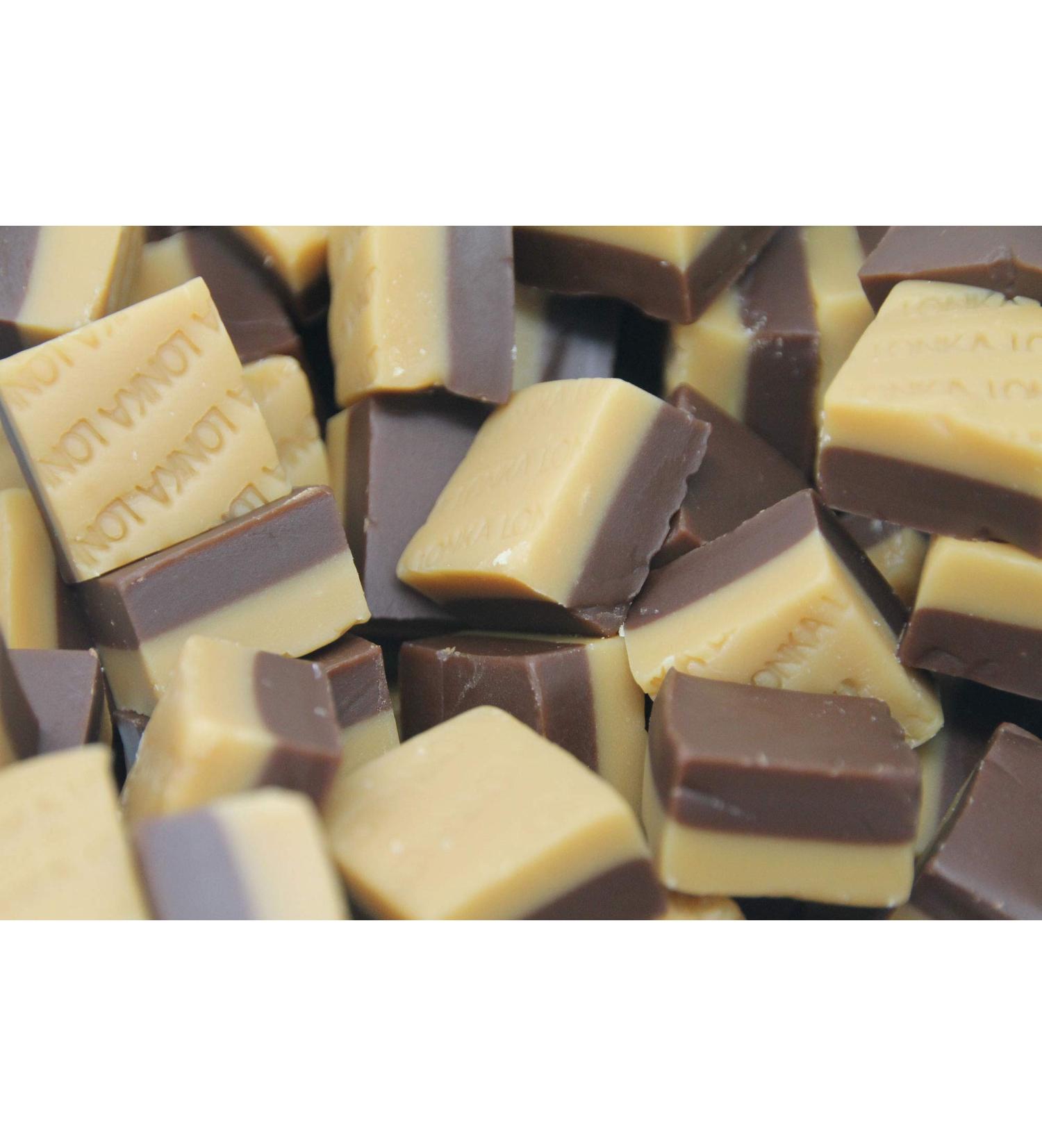 UOOTPC Fudge Duo Caramel Vanilla Chocolate Sweet Butter Confectionery Caramel 1000g