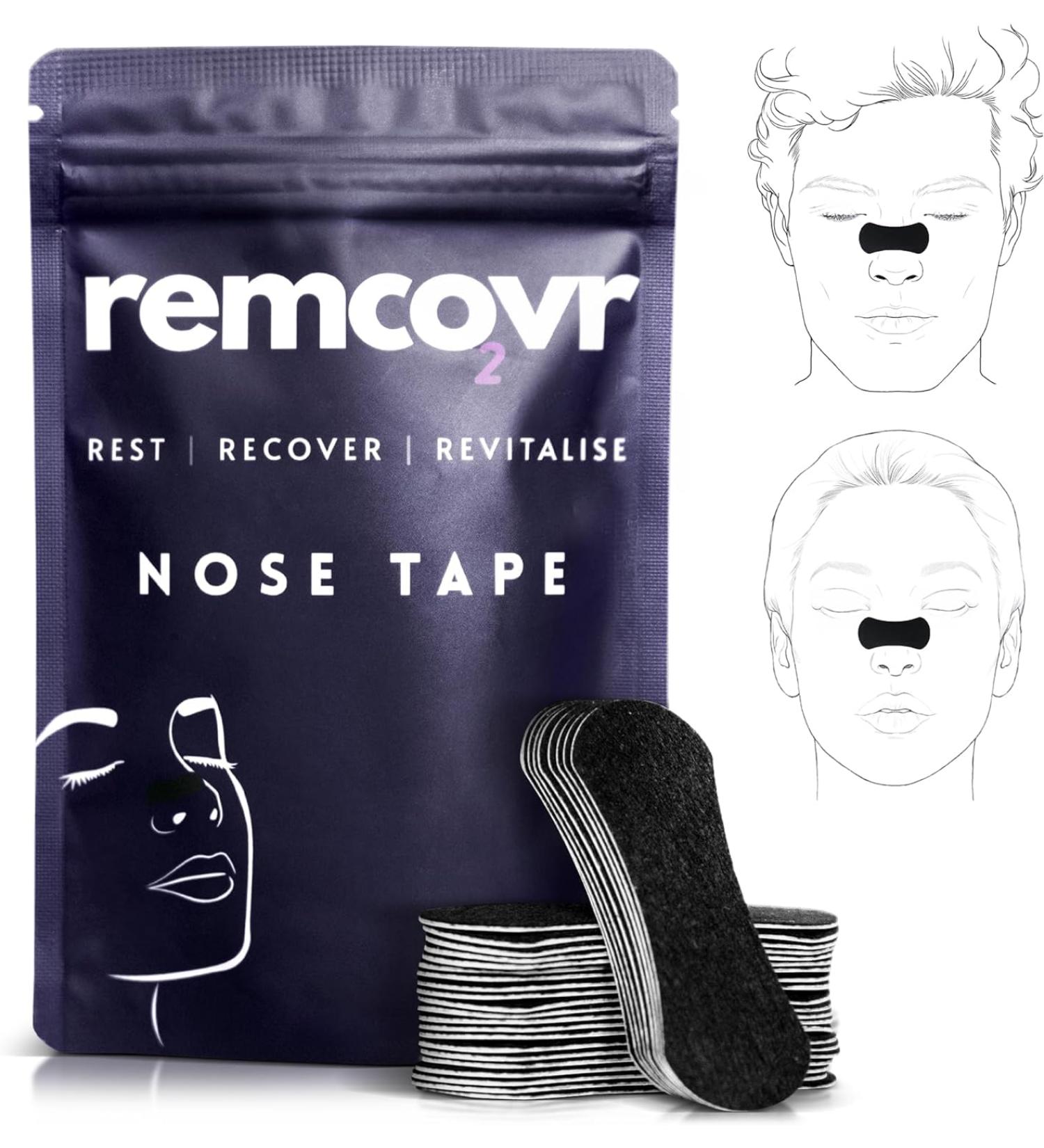 Nasal Strips for Breathing | 30 Strong Adhesive Nose Strips - Enhance Oxygen Intake & Reduce Snoring | 1 Month Supply - Buy Online on GoSupps.com