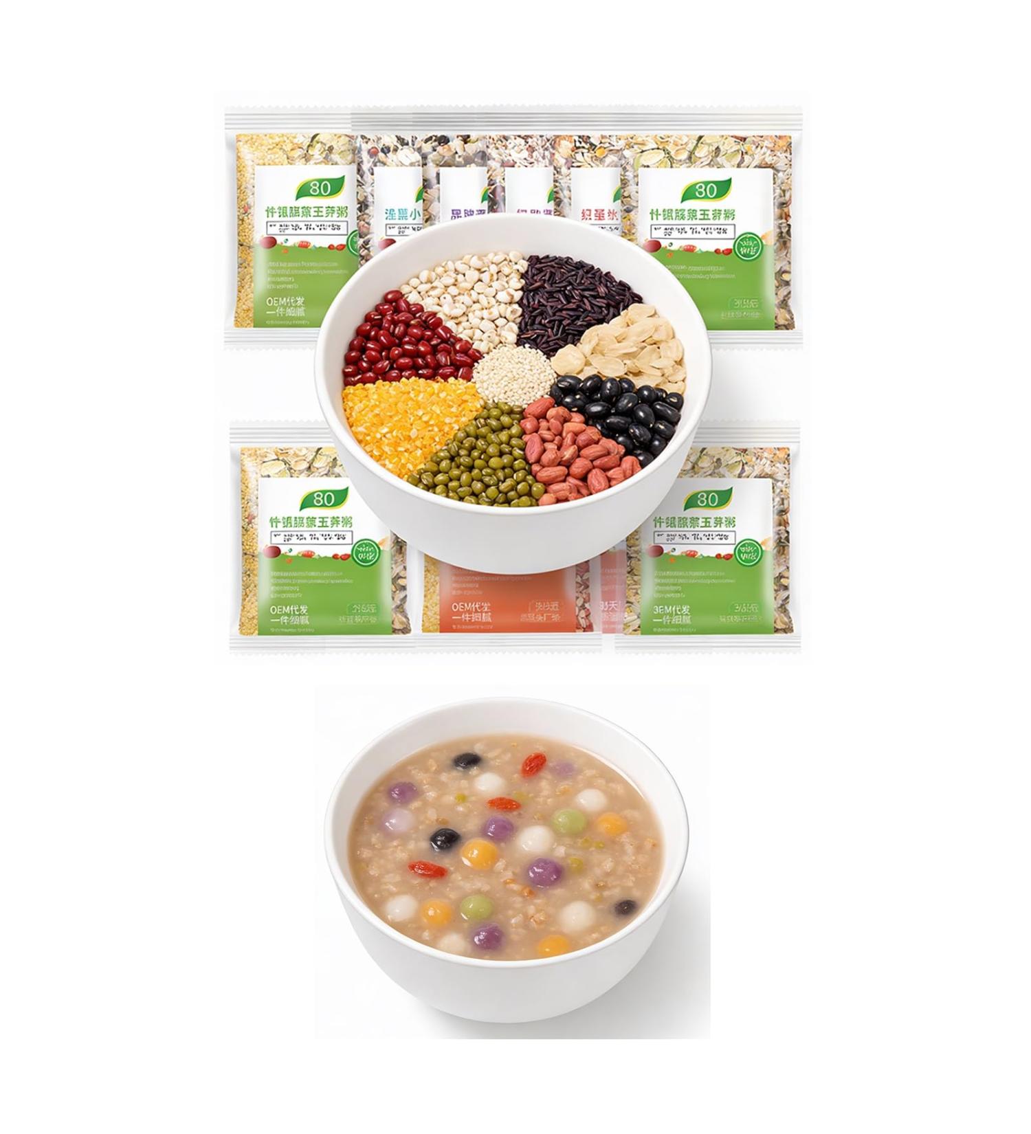 30 Paquets De M lange Bouillie Multigrains 75 G Ingr dients Congee Riches En Nutriments Huit Tr sors Petit-d jeuner Et Collation Faciles Cuisiner Emball s Individuellement - Buy Online on GoSupps.com