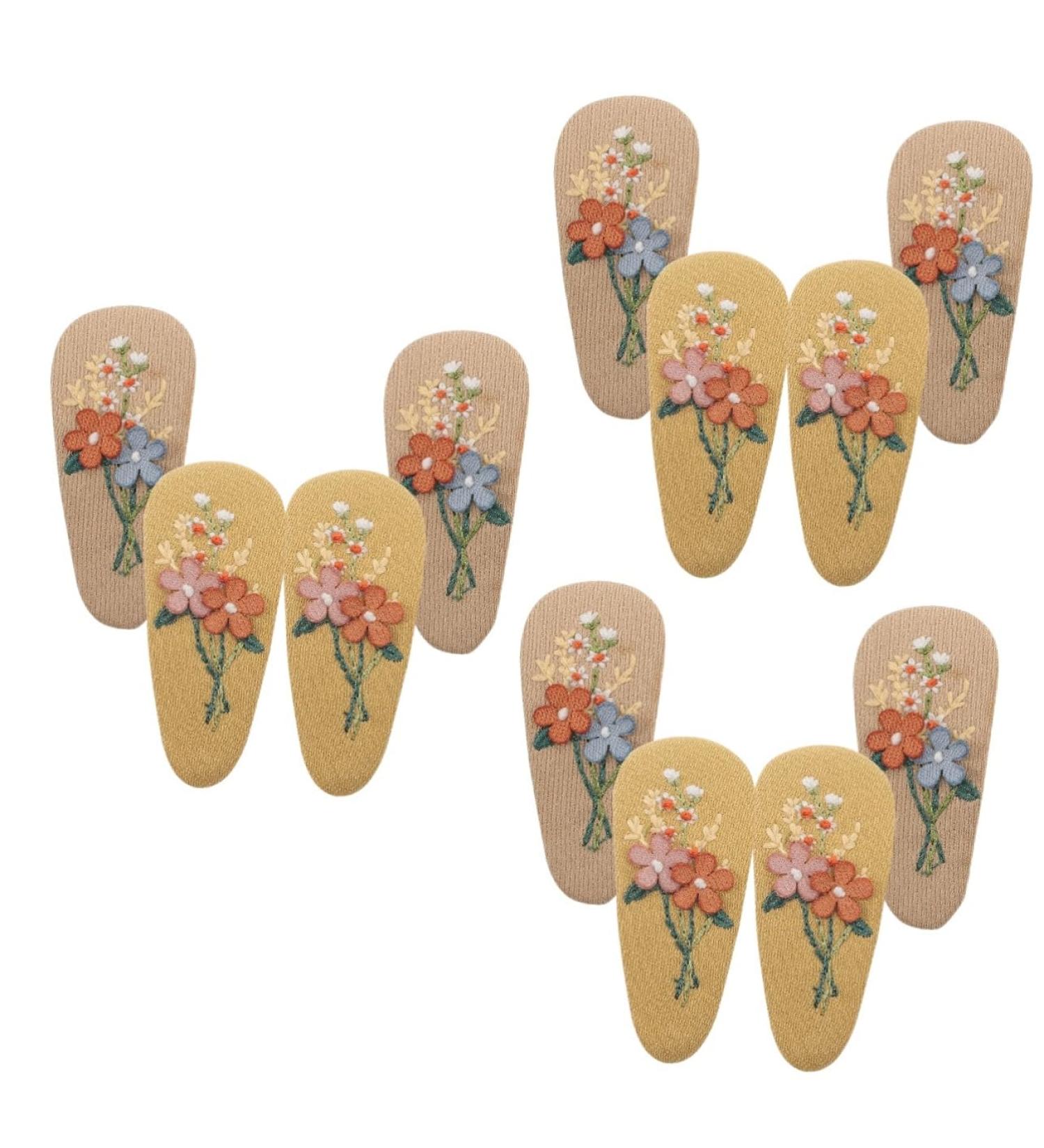 FOMIYES 6 Pairs Hairpin Korean Hair Clips Toddler Hair Clips Toddler Barrettes Kids Hair Clip Fabric Flower Hair Clip Kids Accessories for Girls Hair Accessories for Girls 4-6 Headband - Buy Online on GoSupps.com