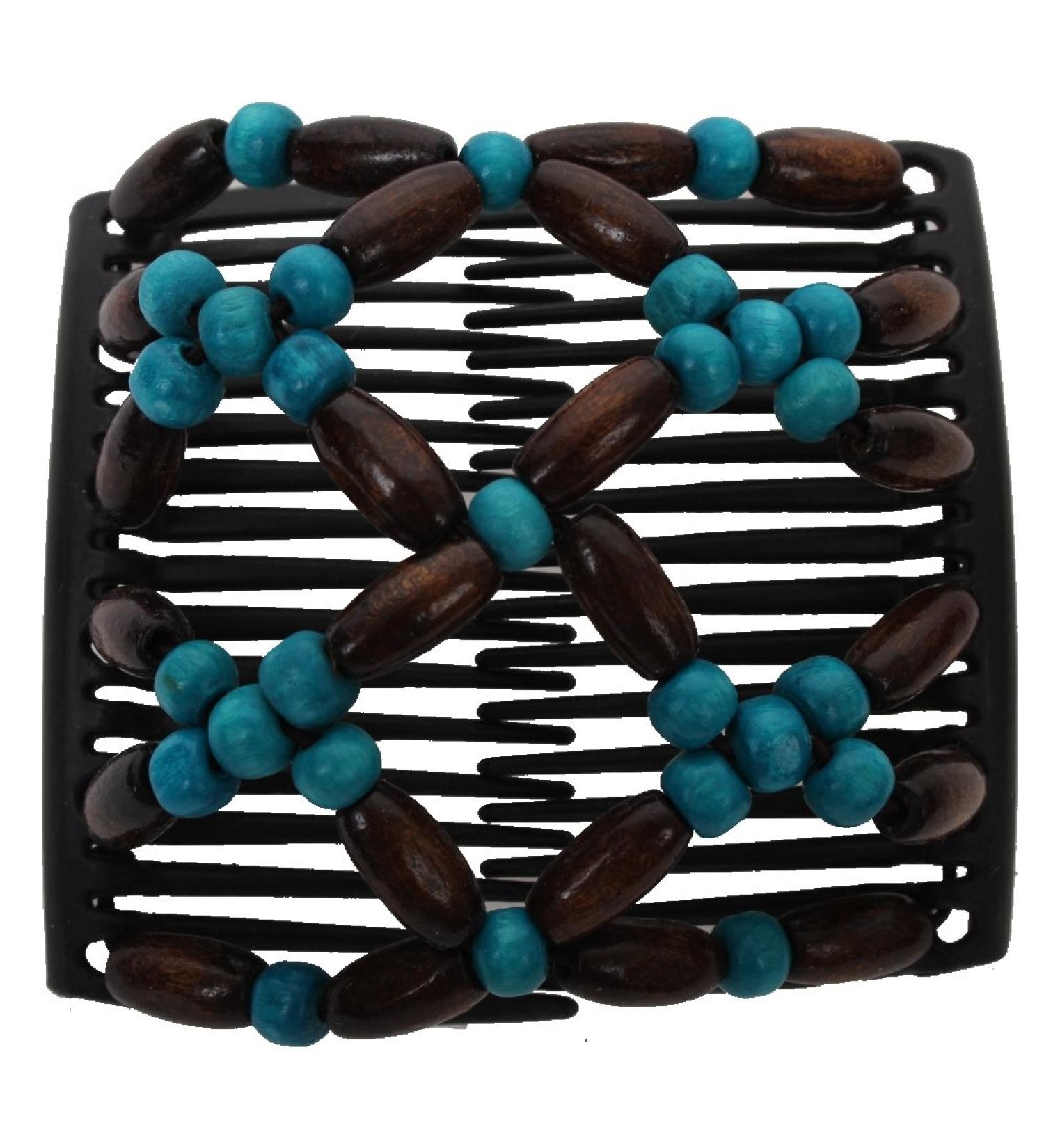 JUSTFOX Trend African Butterfly Hairclip - Turquoise | Unique Handmade Accessories for International Shipping - Buy Online on GoSupps.com