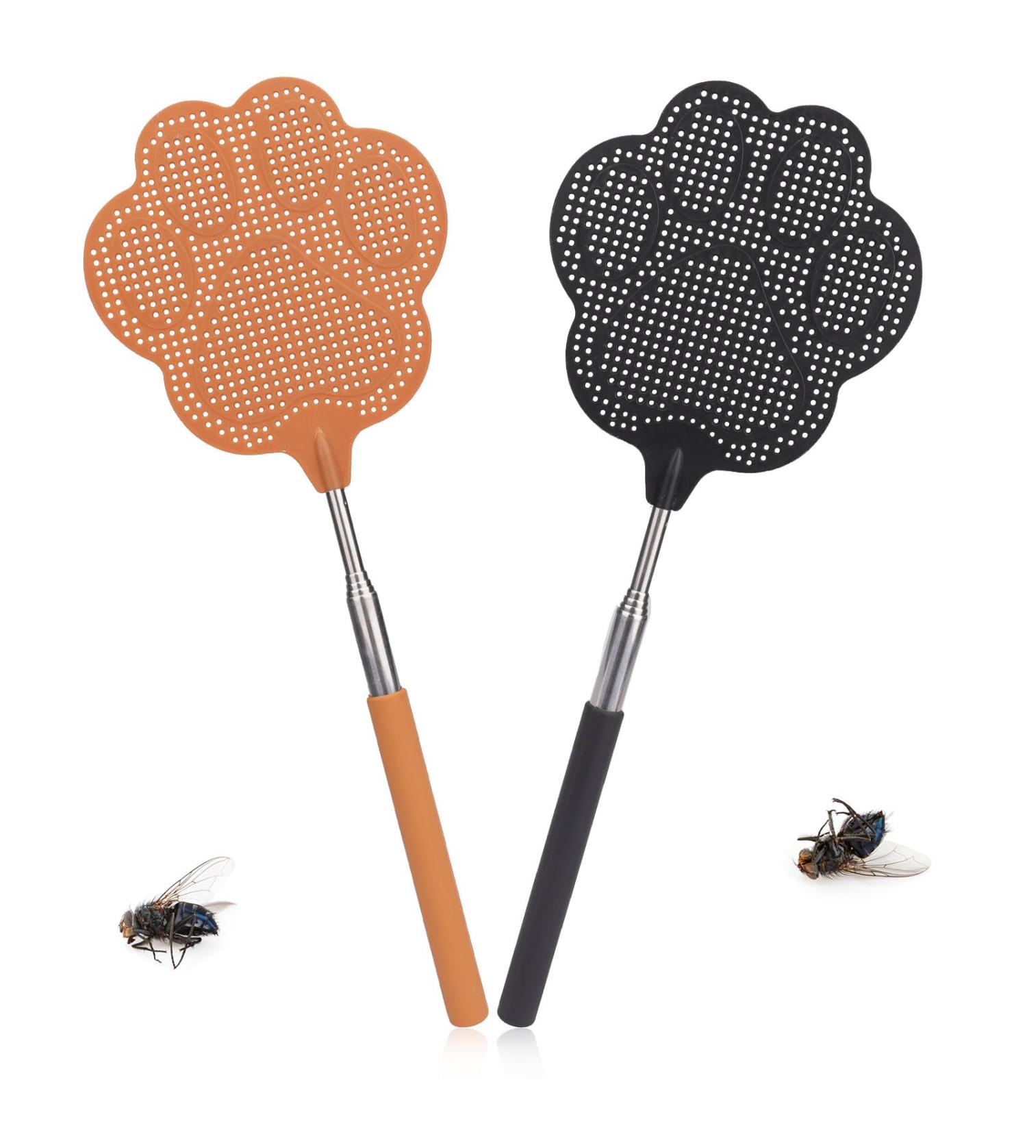 Buy Takuza Fly Gossip - 2 Pieces Pest Control with Mosquito Scraper | Effective Against Flies Wasps & Insects (Black & Brown) - Buy Online on GoSupps.com