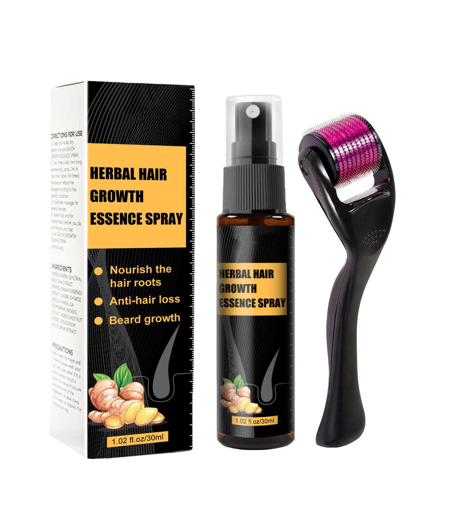 Ginger Germinal Oil Ginger Hair Growth Serum Ginger Essential Oil Stop Hair Loss Hair Thinning Treatment Hair Growth Oil for Women & Men 30ML (1pcs) - Buy Online on GoSupps.com