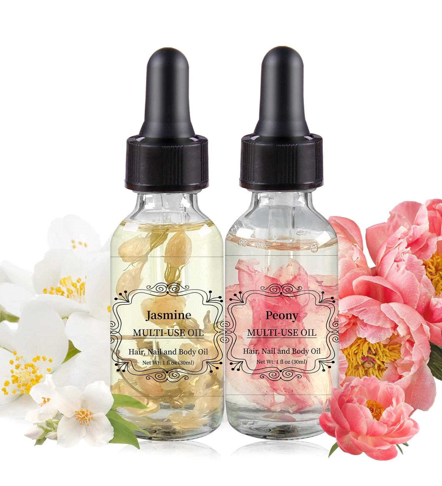 NP NATURES PHILOSOPHY Peony Jasmine Multi Use Body Oil 2 Pack - Natural & Organic Essential Oil for Face  Body  Nails Care and Massage - 30ML - Buy Online on GoSupps.com