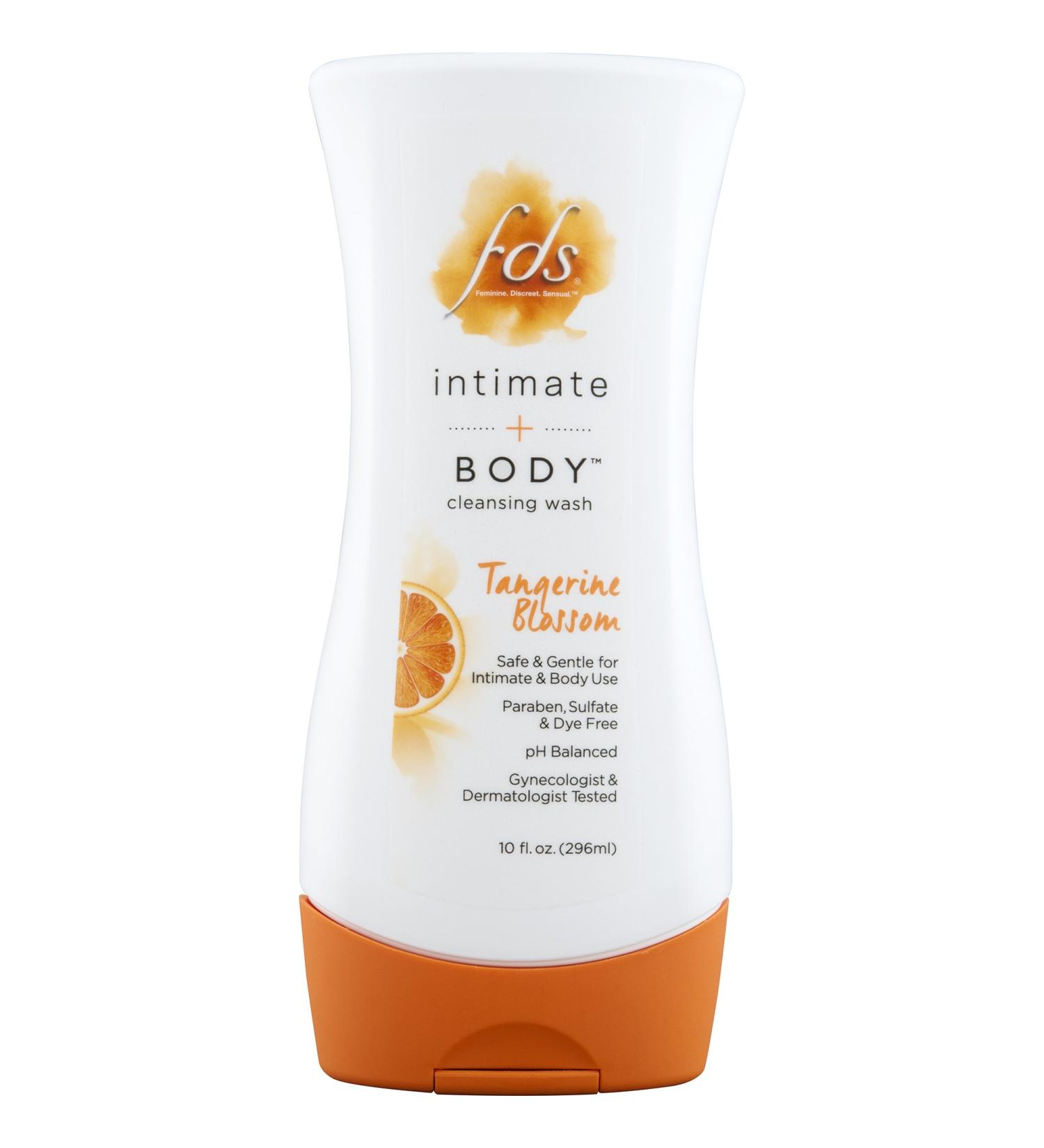 FDS Feminine Hygiene Wash Tangerine Blossom 10oz - Gentle Cleansing, pH Balanced Formula (1 Pack) - Buy Online on GoSupps.com