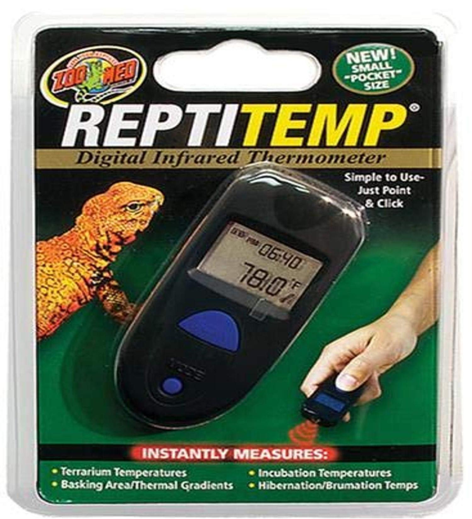 Zoo Med FS-24 Repti Temp Digital IR Thermometer 6 x 1.3 x 6 inches